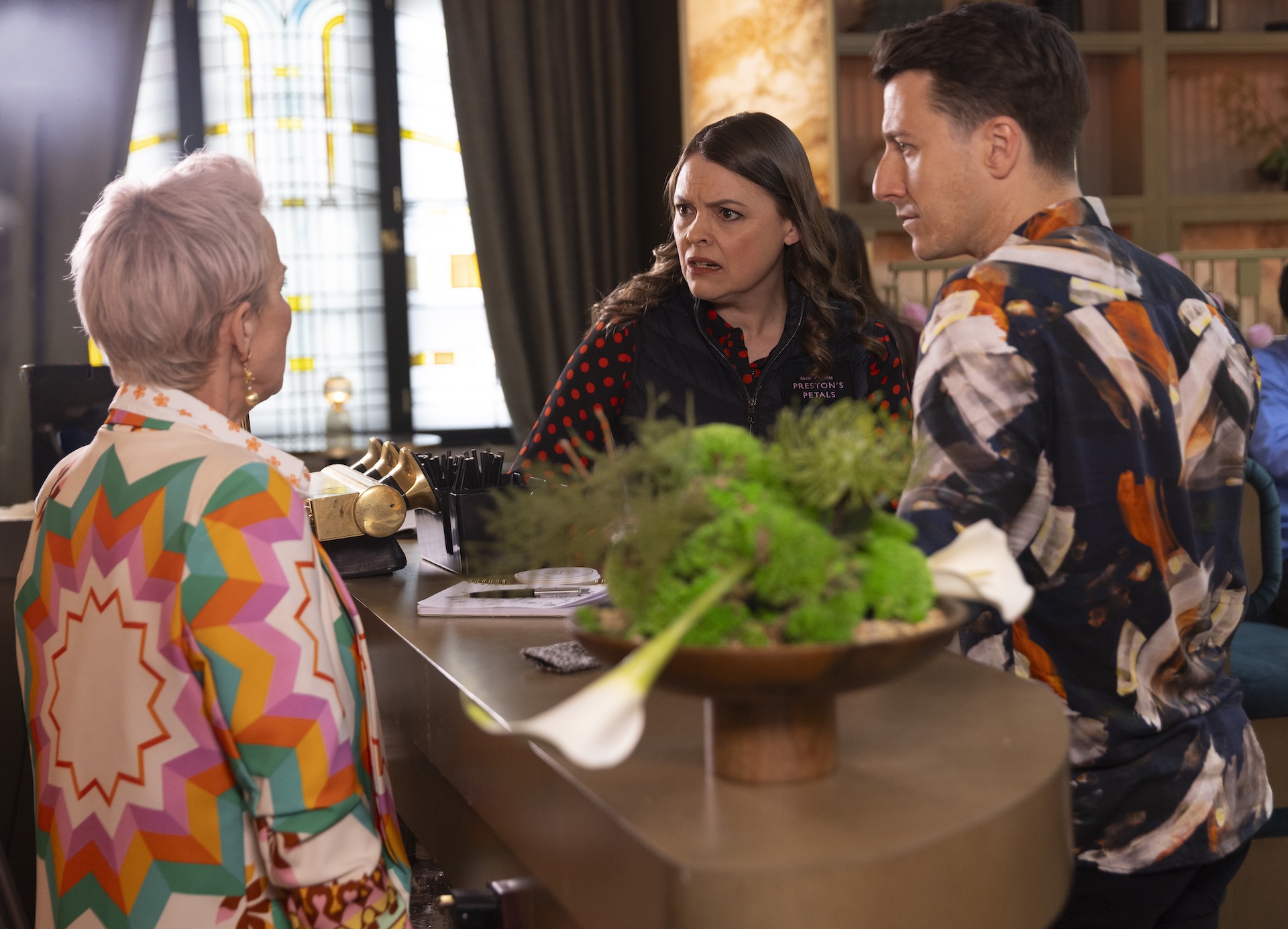 Debbie, Ryan and Tracy awkward in Coronation Street hotel