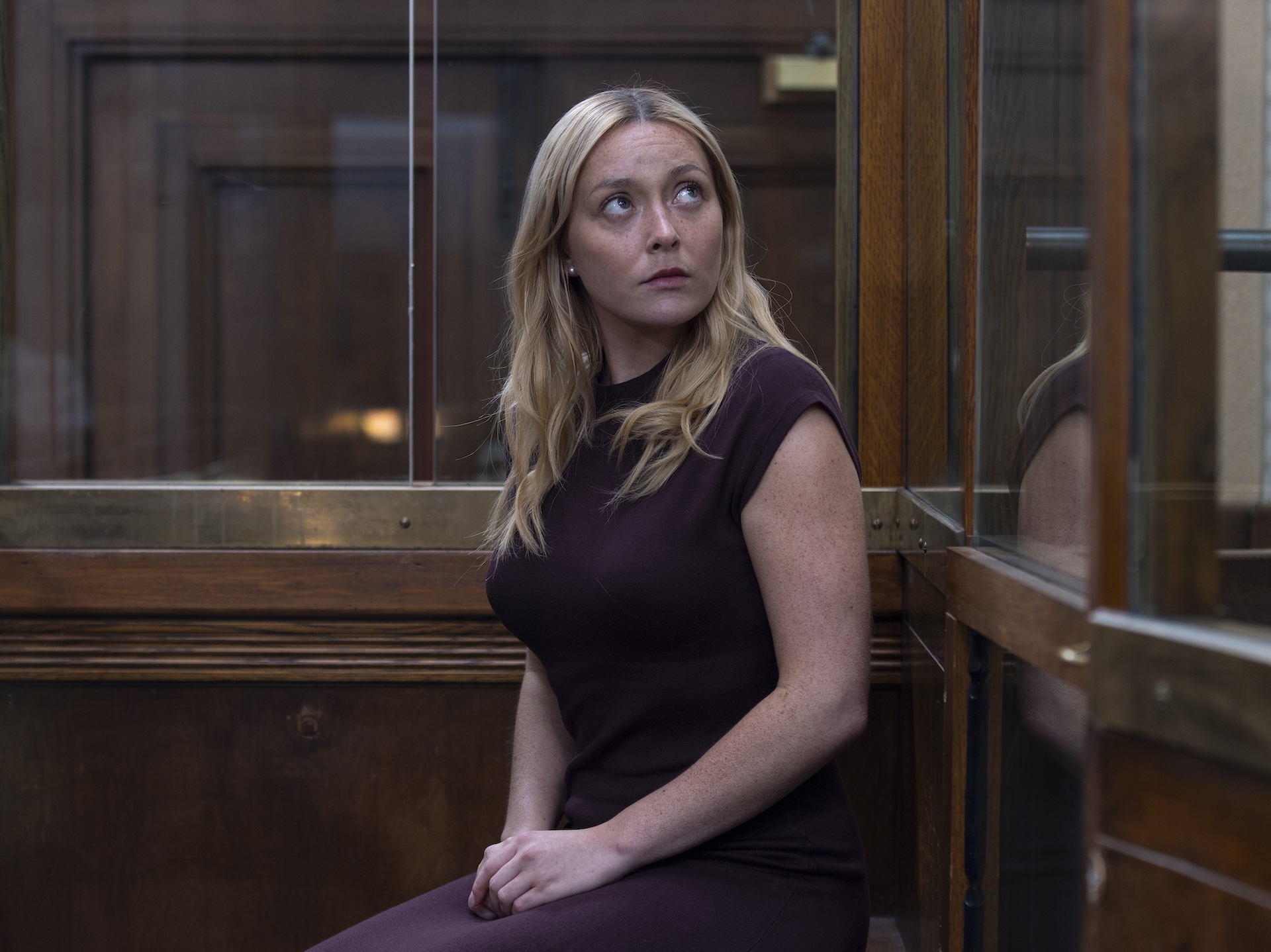 Megan in court in Coronation Street