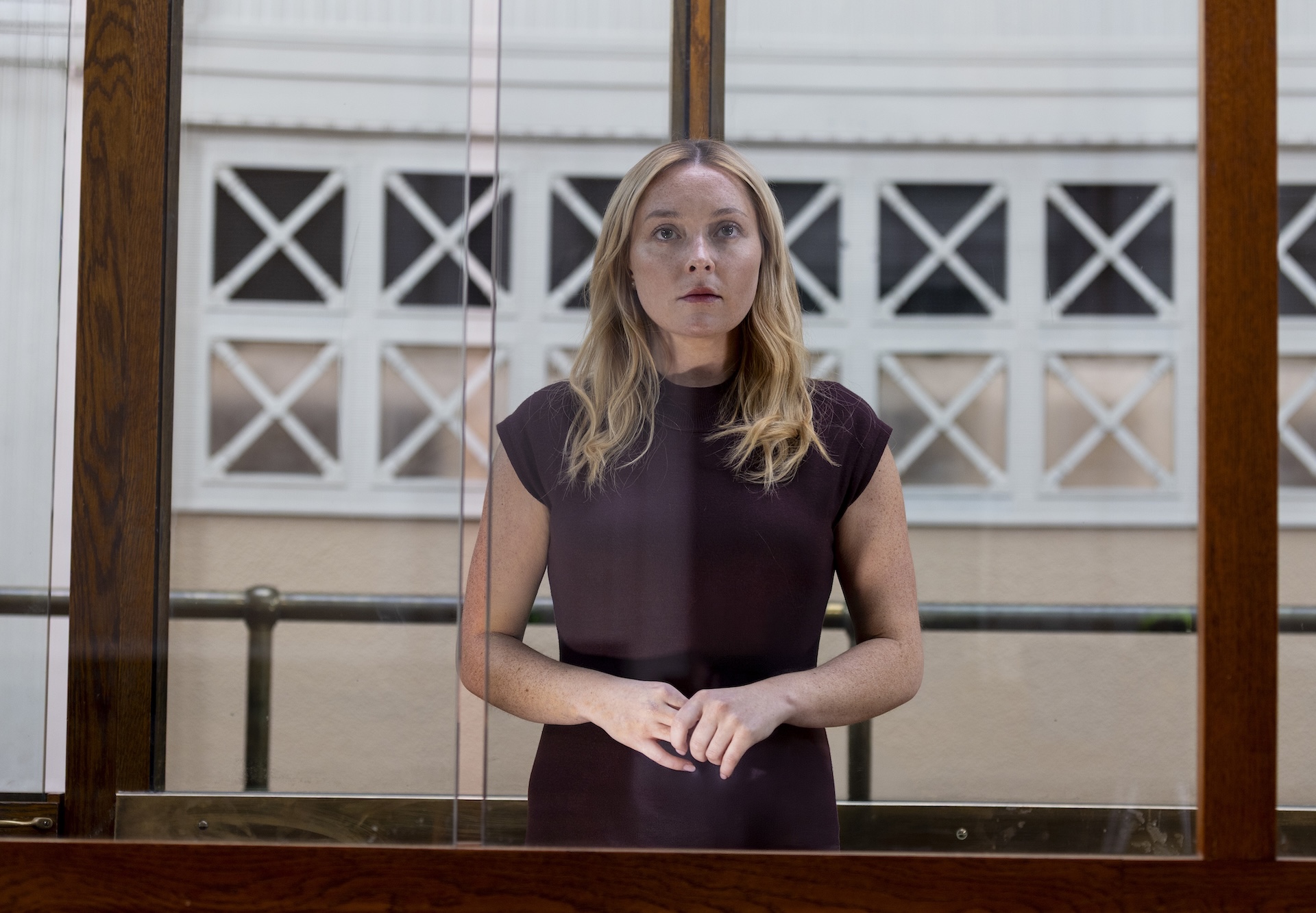 Megan in court in Coronation Street