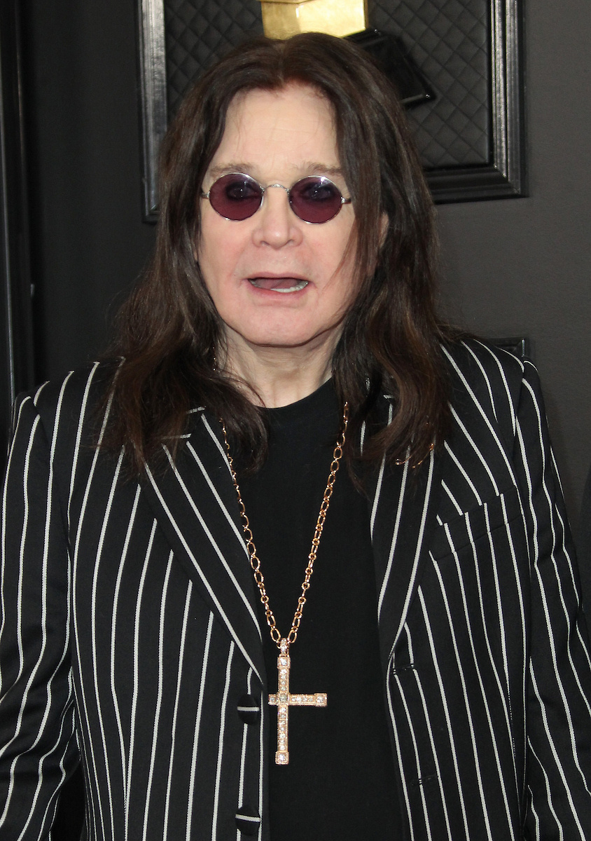Ozzy Osbourne on the red carpet