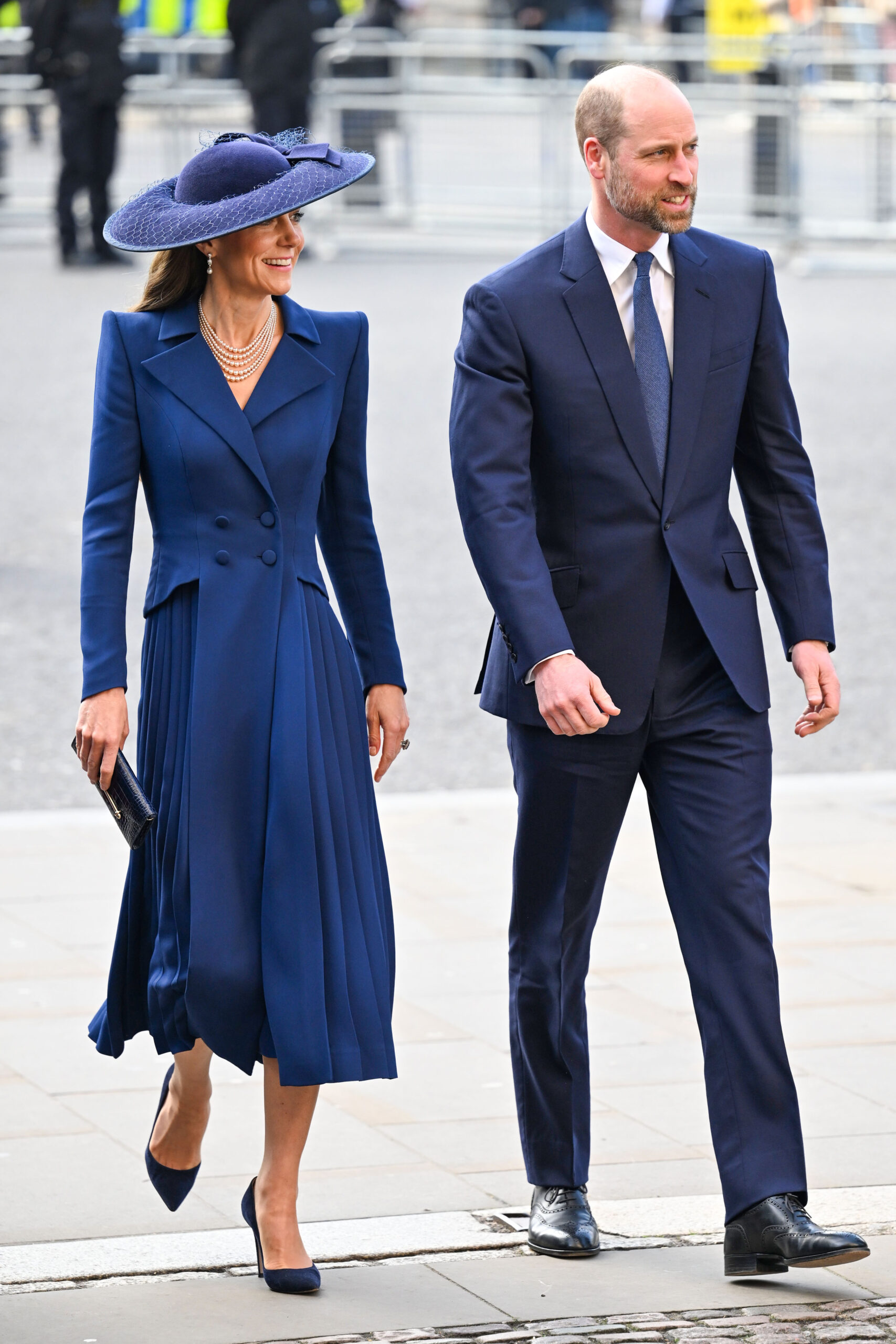 Prince and Princess of Wales at service