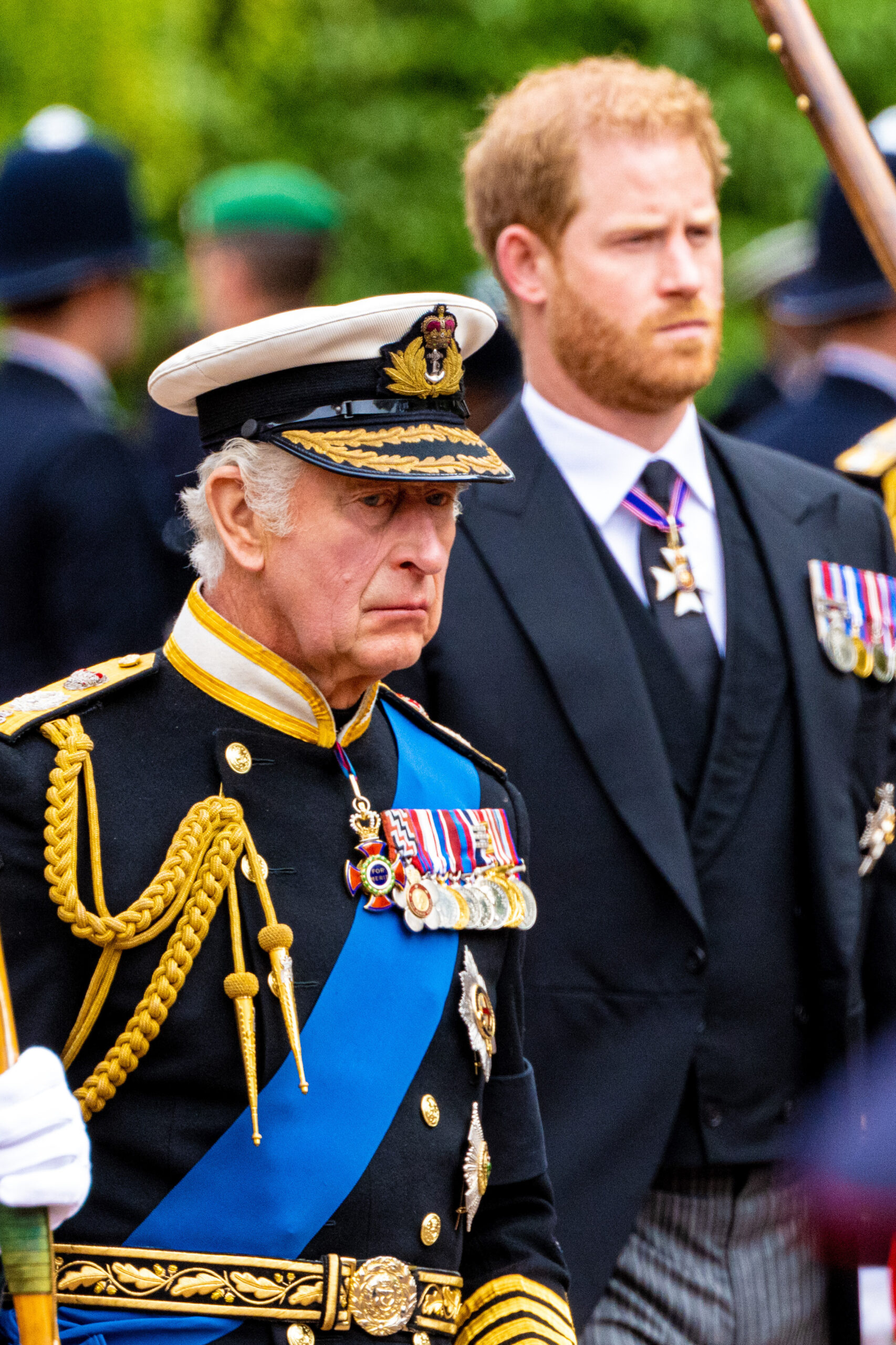 King Charles and Prince Harry