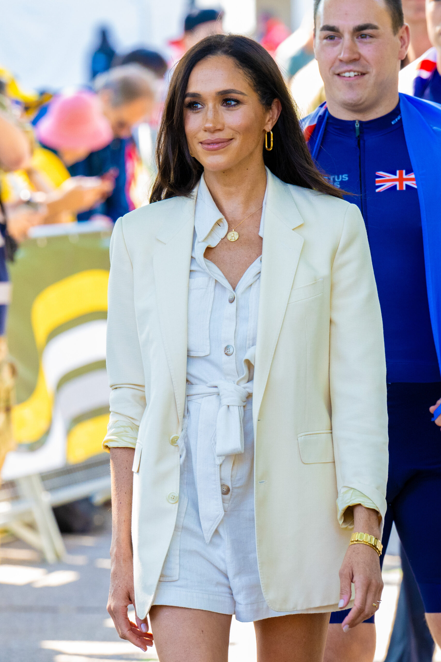 Meghan Markle smiling