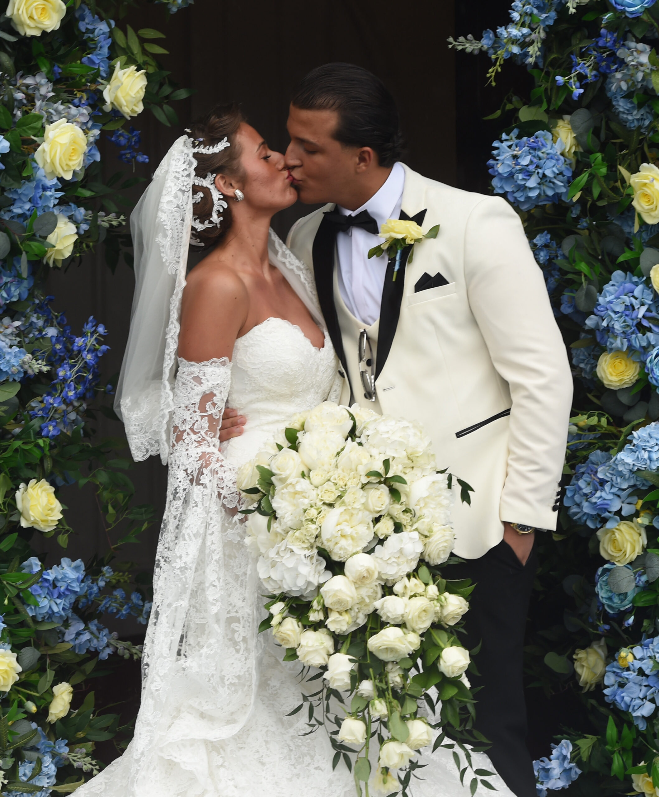Venezuela Fury and Noah Price on their wedding day