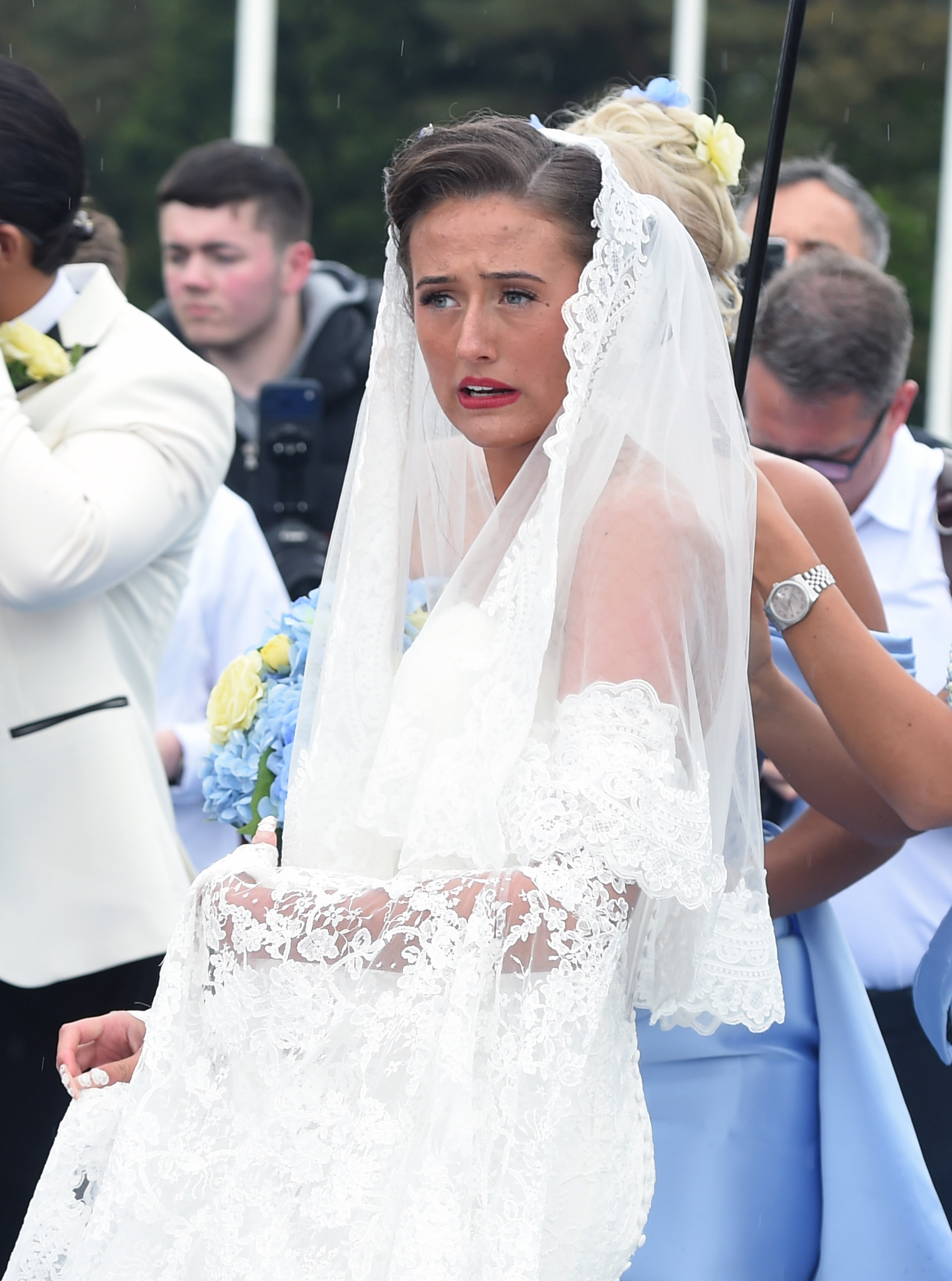 Venezuela Fury at her wedding