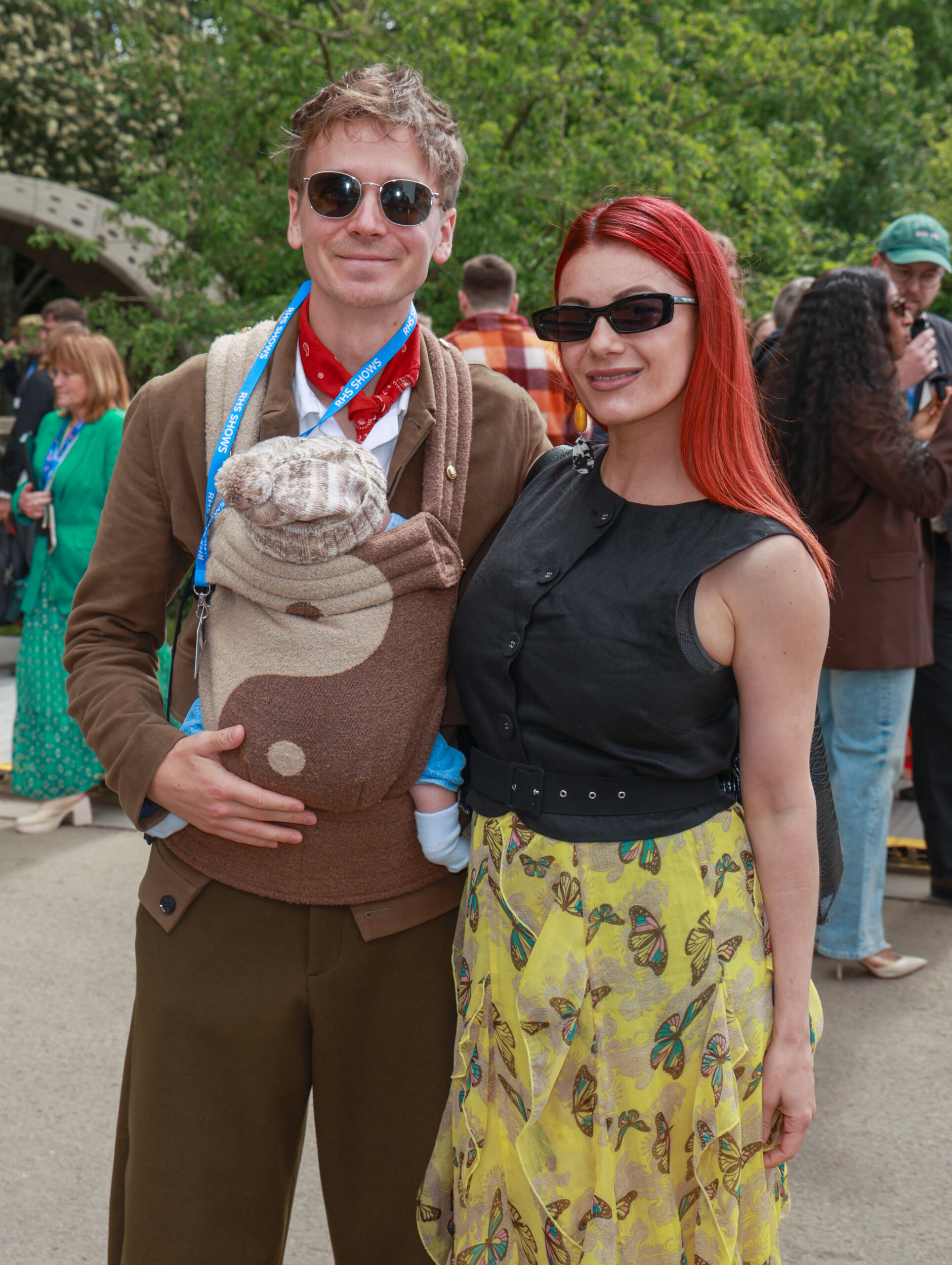 Dianne Buswell and Joe Sugg posing