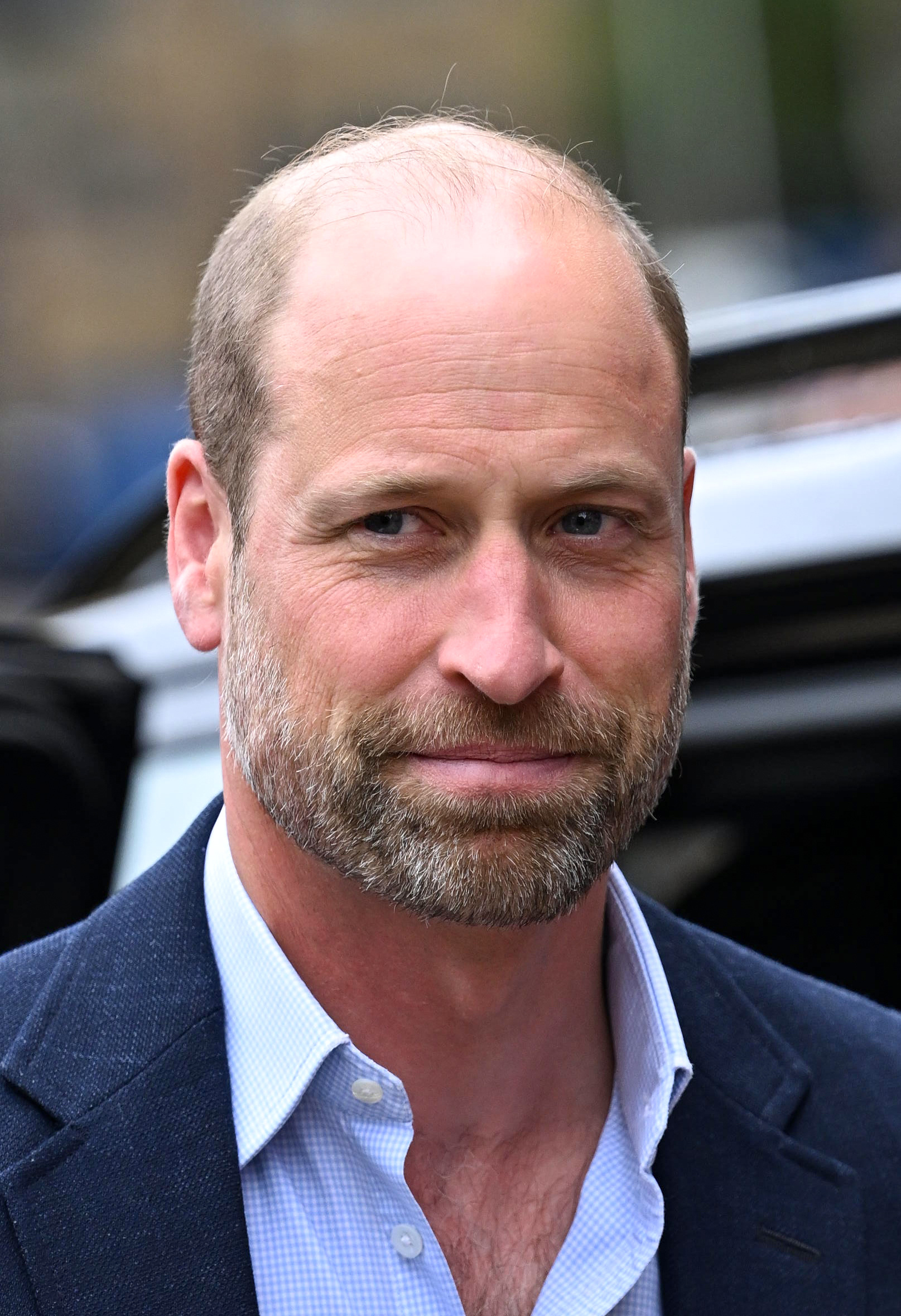 Prince William frowning