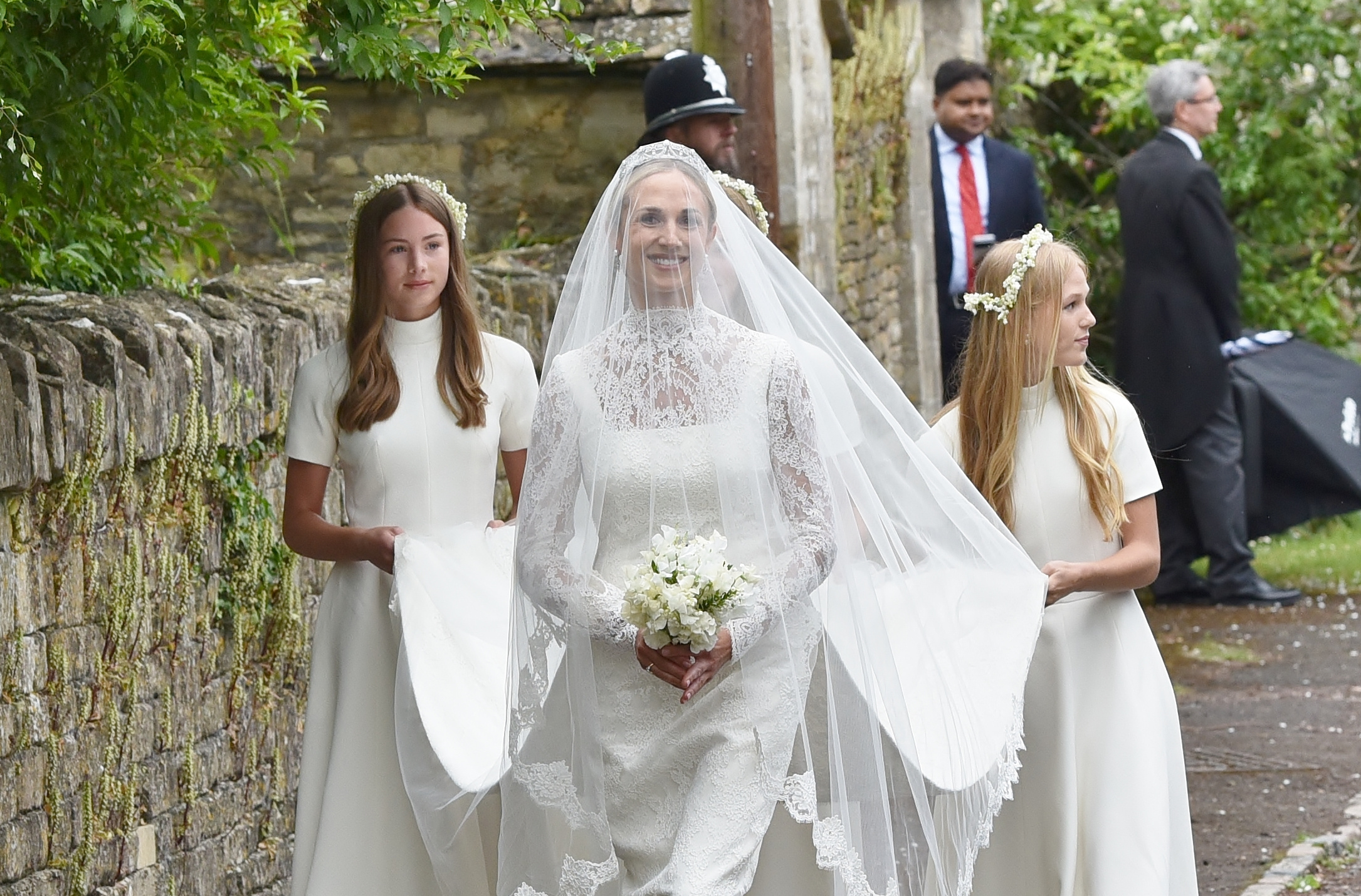Harriet Sperling on her wedding day
