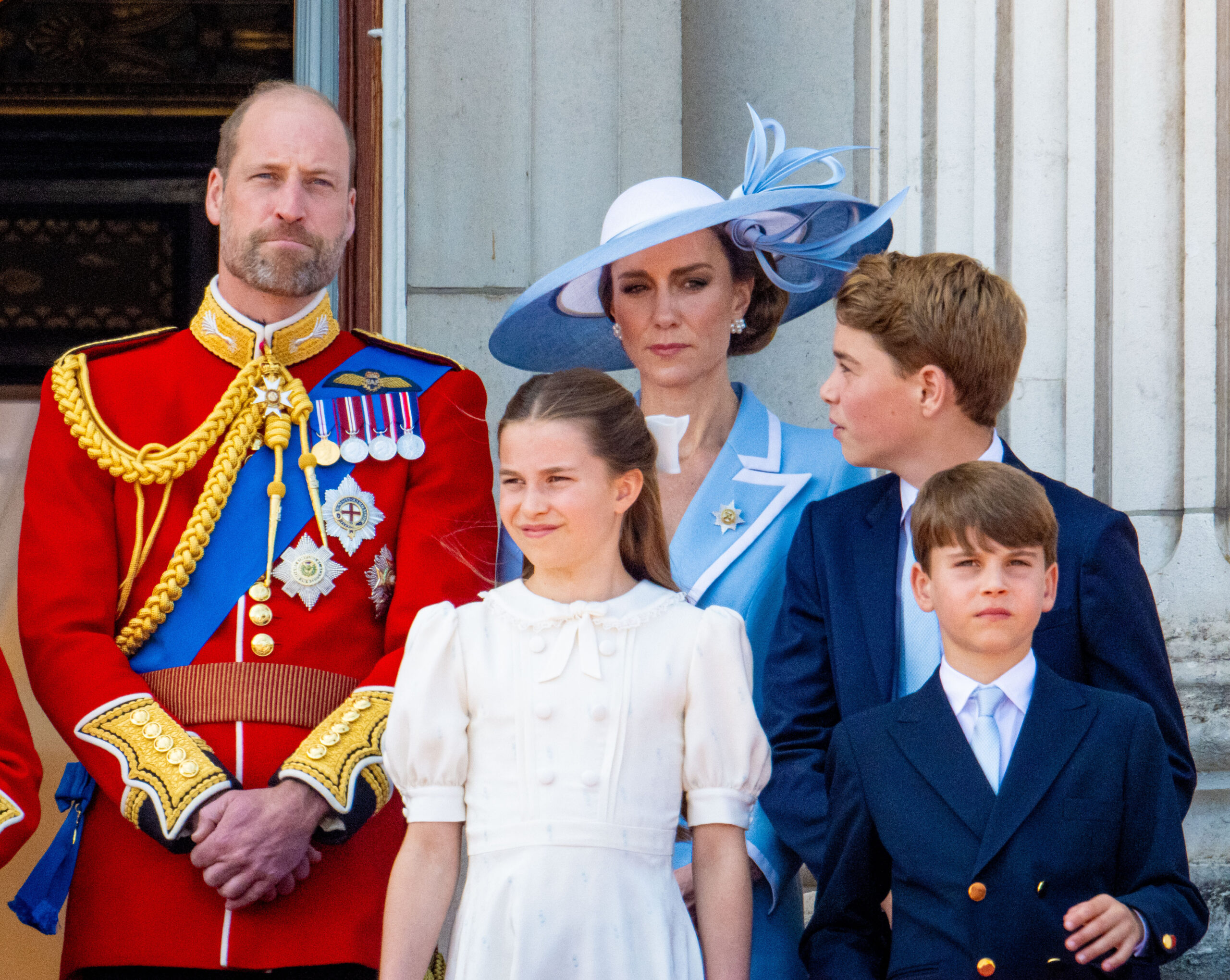 the Wales family at Trooping the Colour 2026