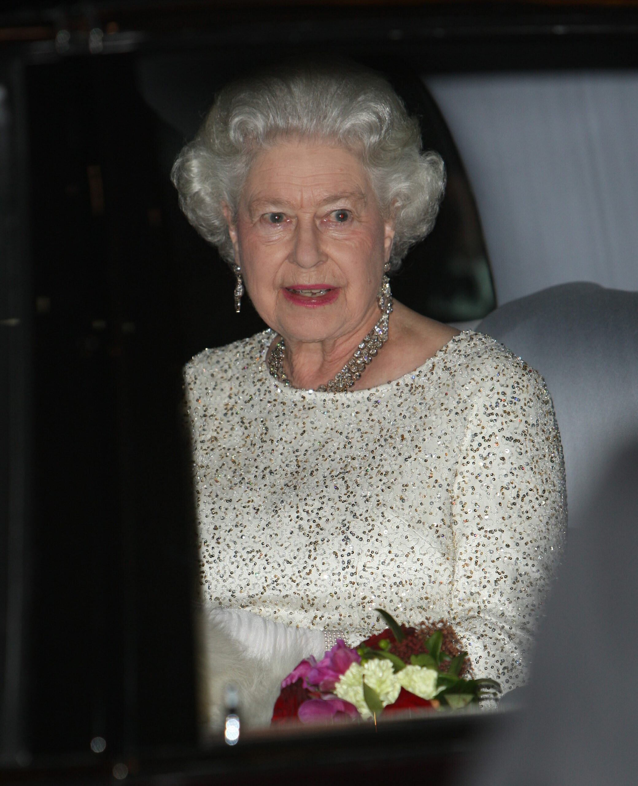 Queen Elizabeth smiling