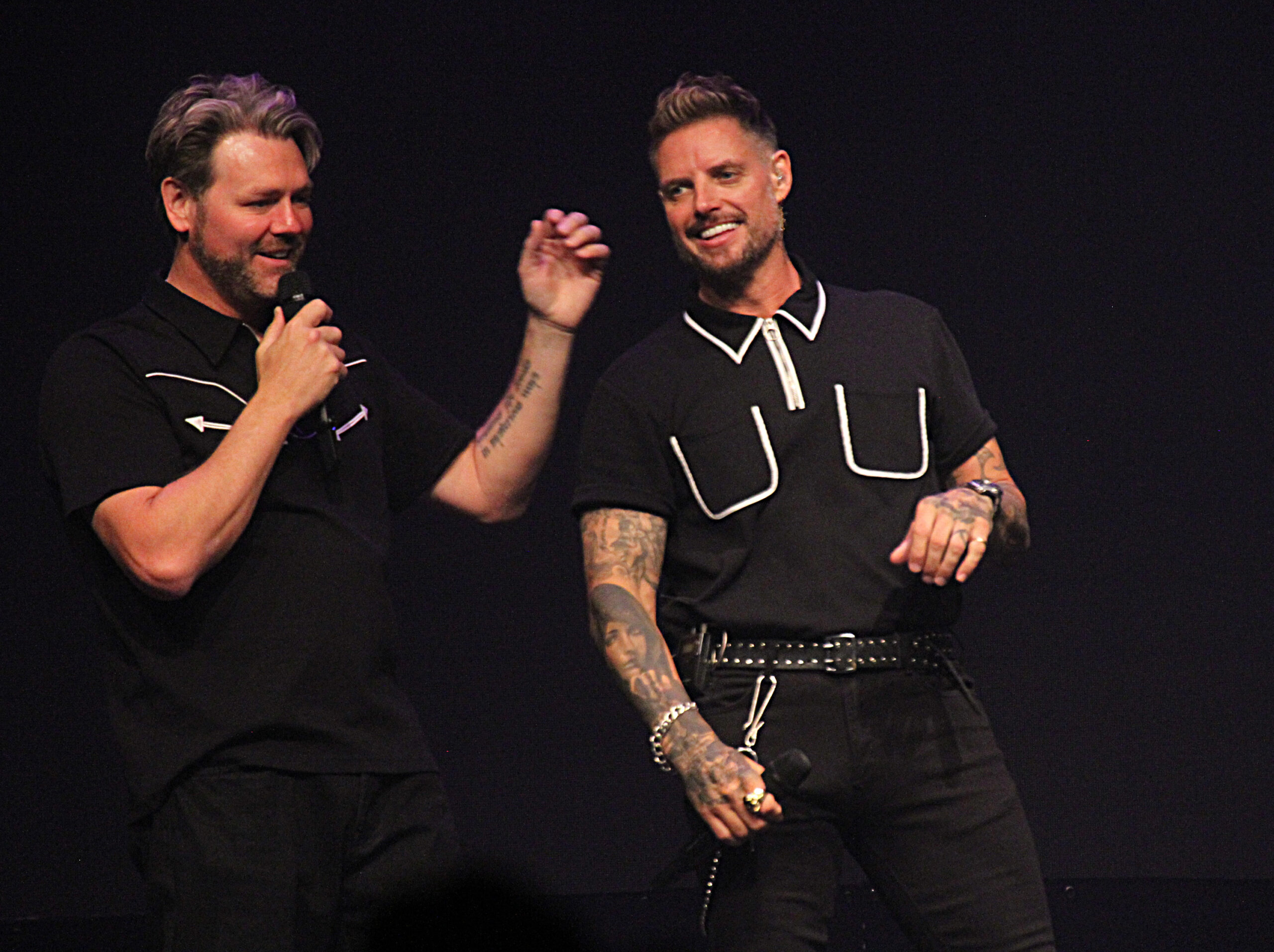 Brian McFadden and Keith Duffy 