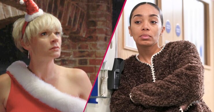 Chelsea and Nicola split image