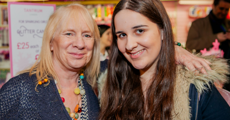 Jean O'Brien and Megan Bhari in The Mother of all Cons