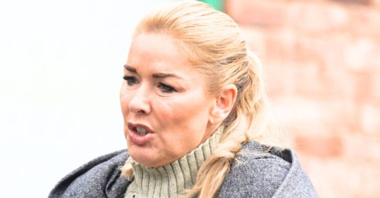 Coronation Street's Cassie angry