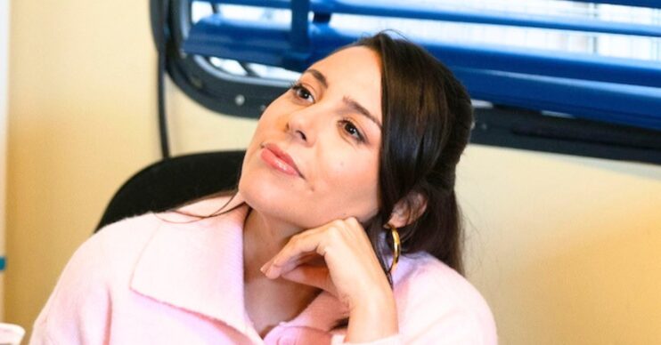 EastEnders' Priya smirking