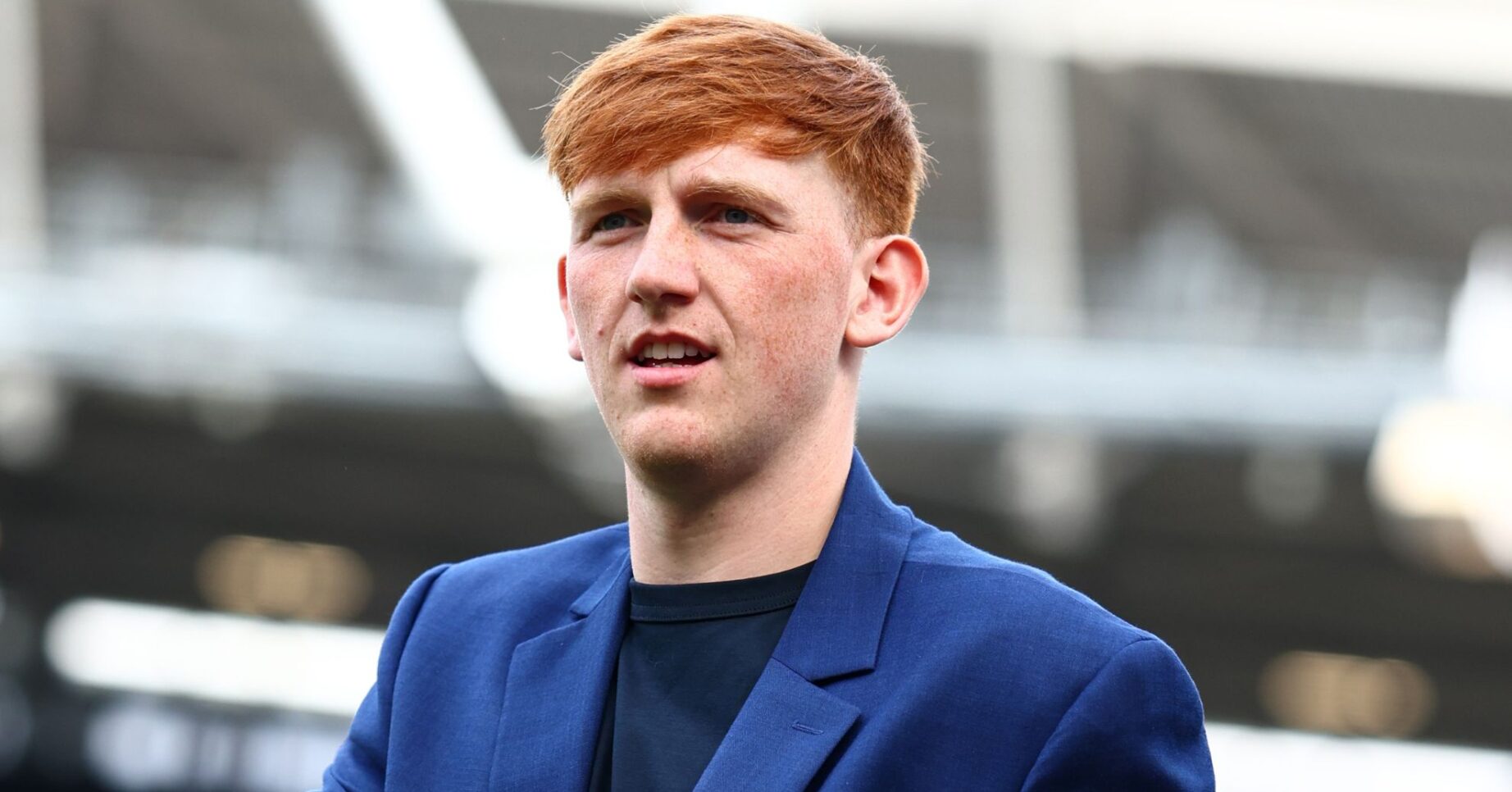 Angry Ginge during Soccer Aid