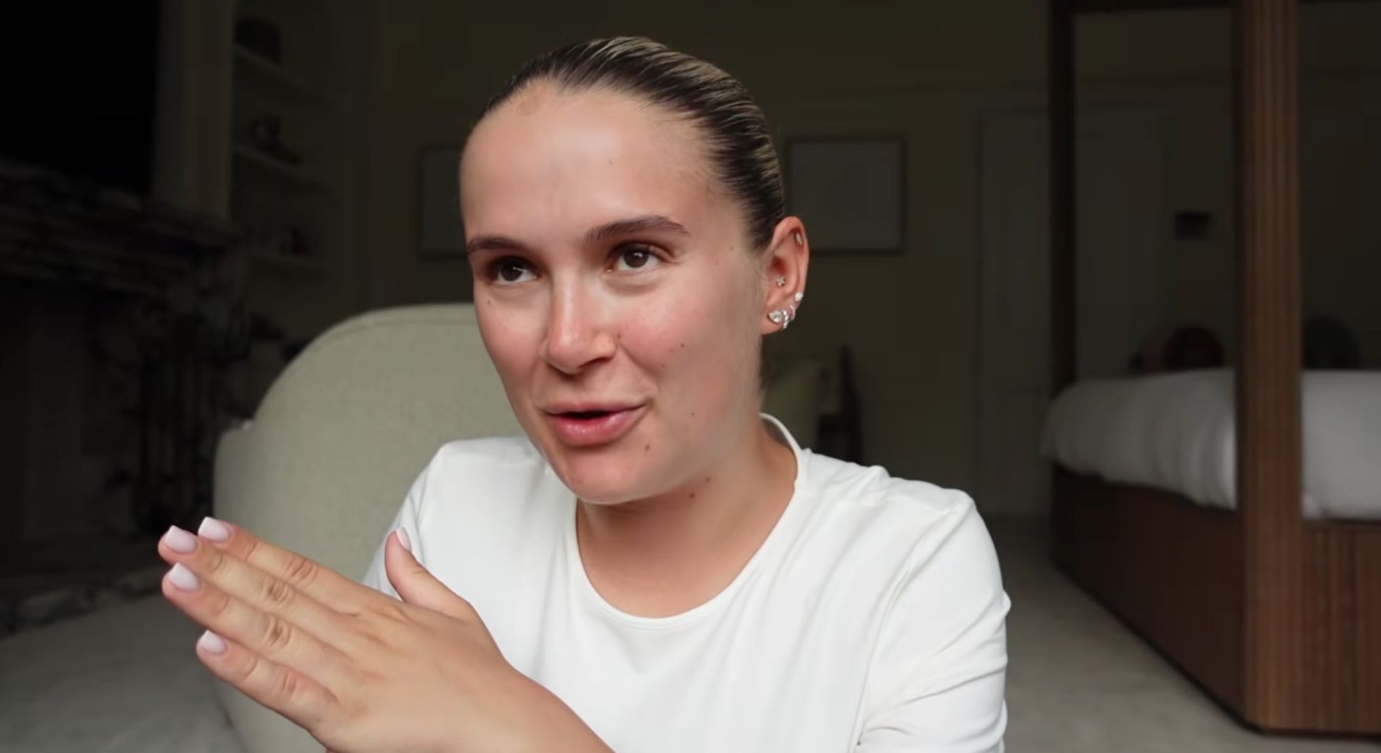 Molly-Mae Hague speaking in YouTube video