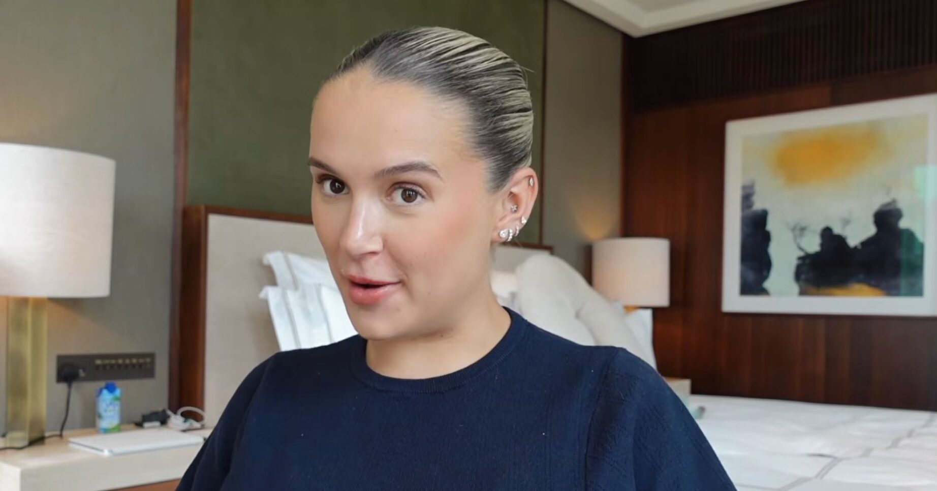 Molly-Mae Hague speaking in YouTube video