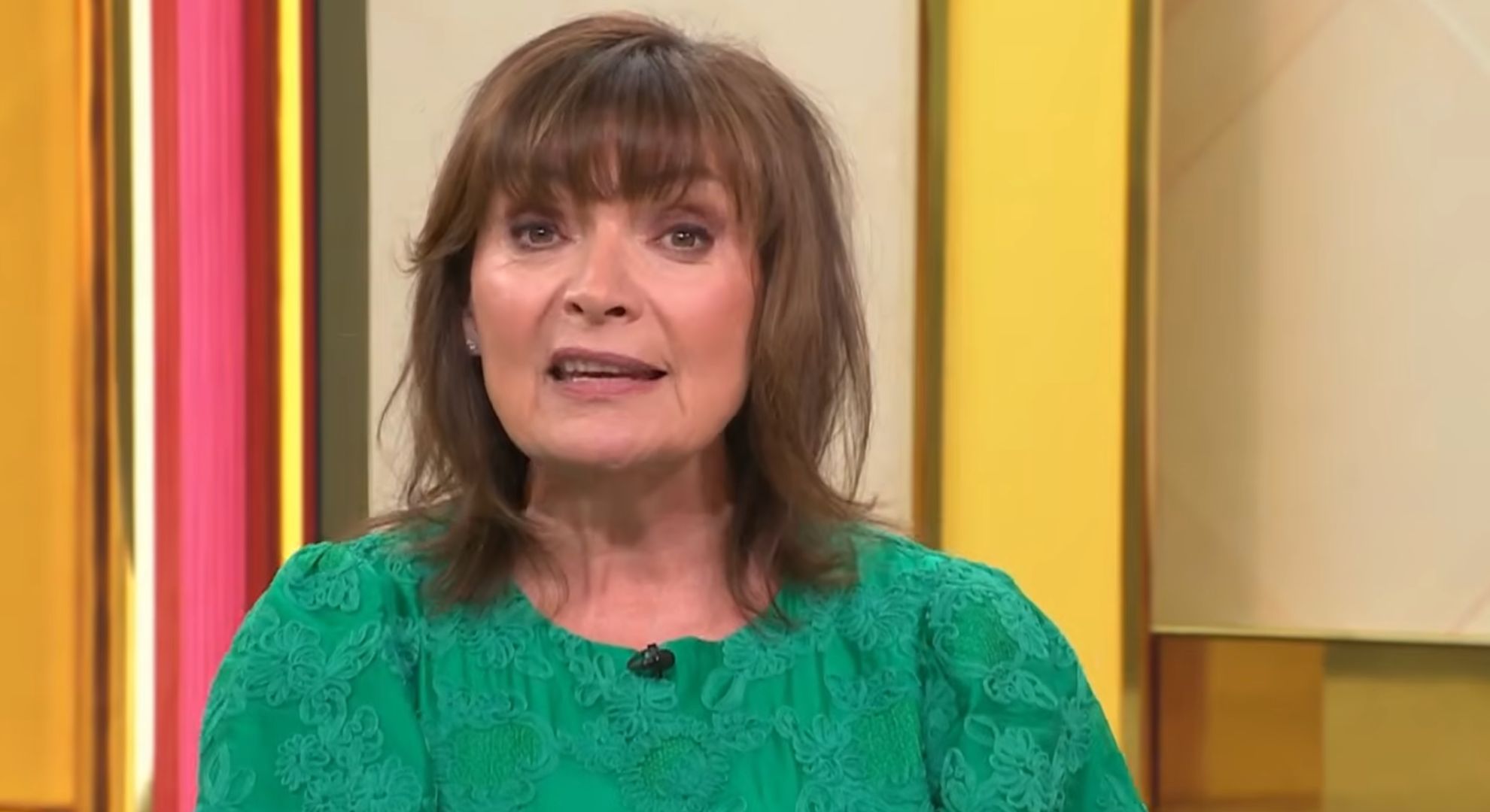 Lorraine Kelly on her show