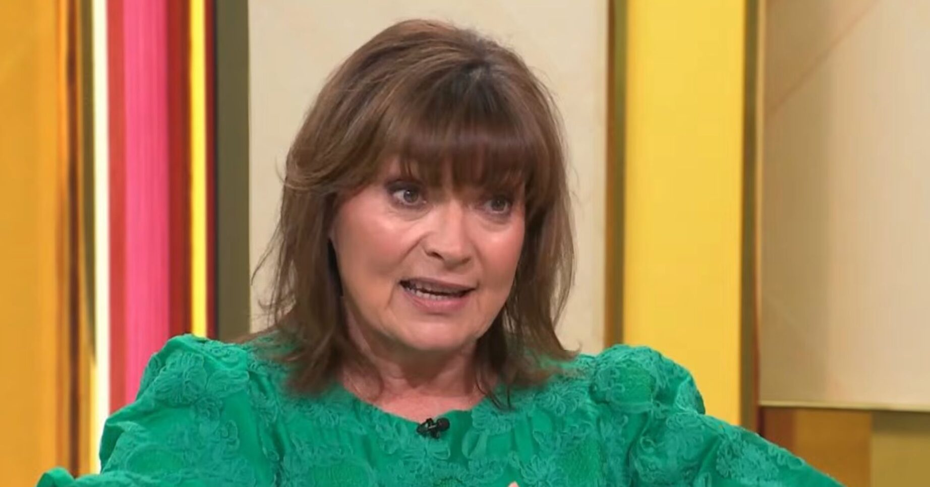 Lorraine Kelly on her show