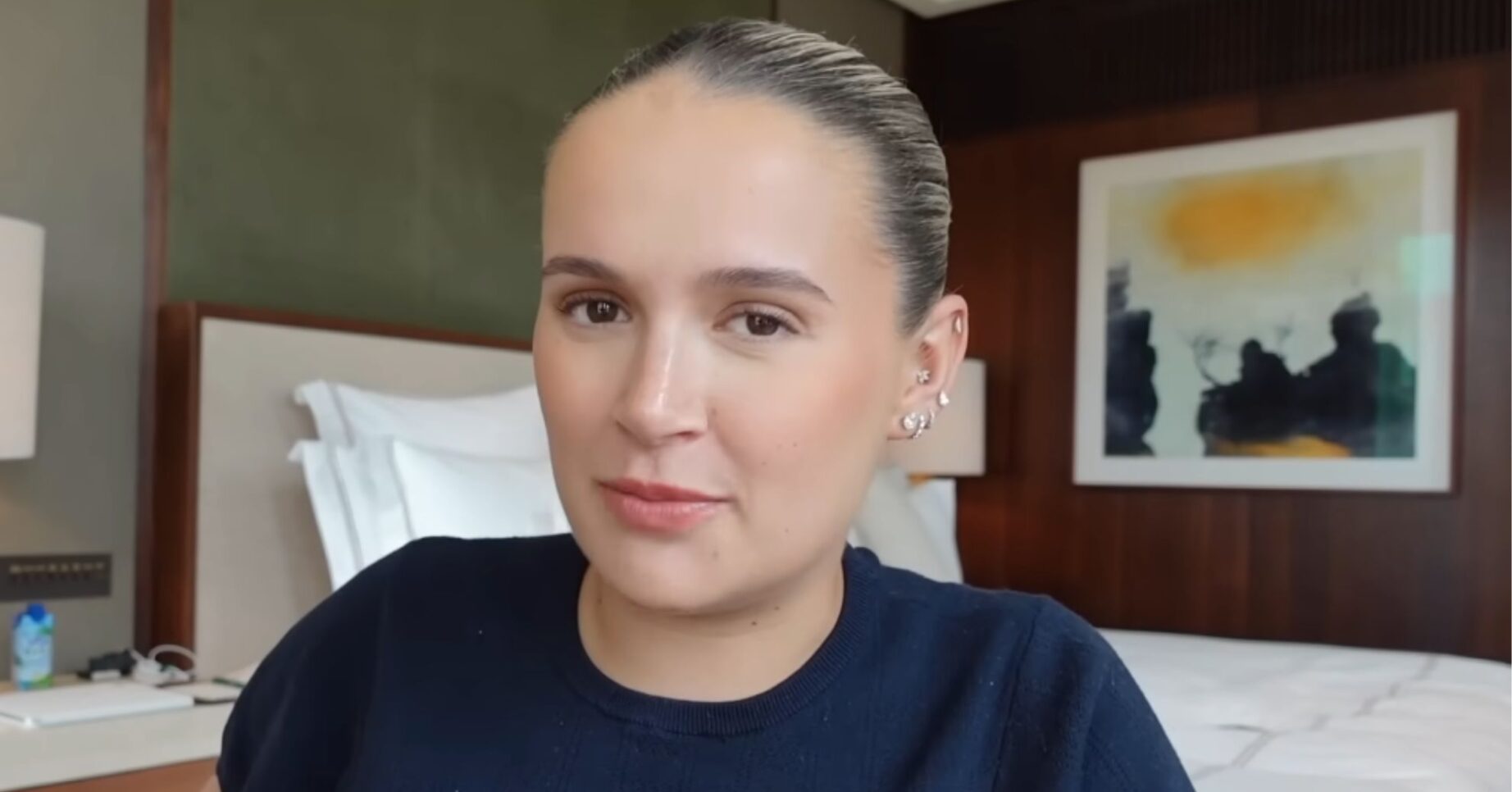 Molly-Mae Hague speaking in YouTube video