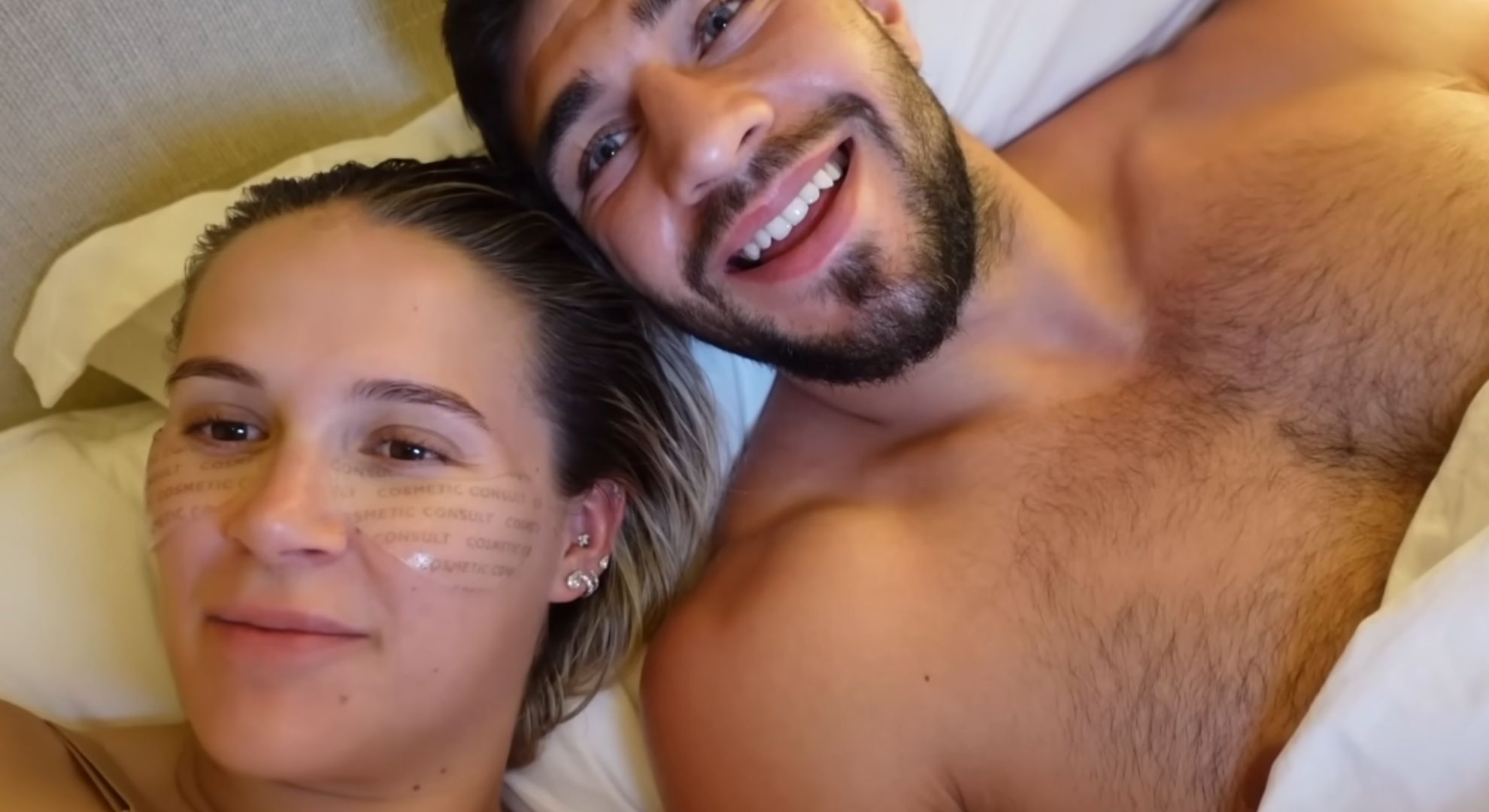 Molly-Mae Hague and Tommy Fury led in bed