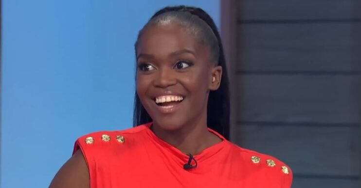 Oti Mabuse smiling on Loose Women