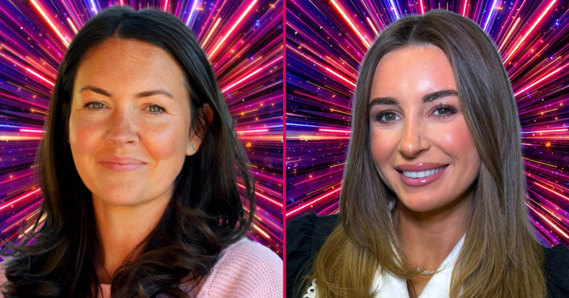 ED composite of Lacey Turner and Dani Dyer on Strictly