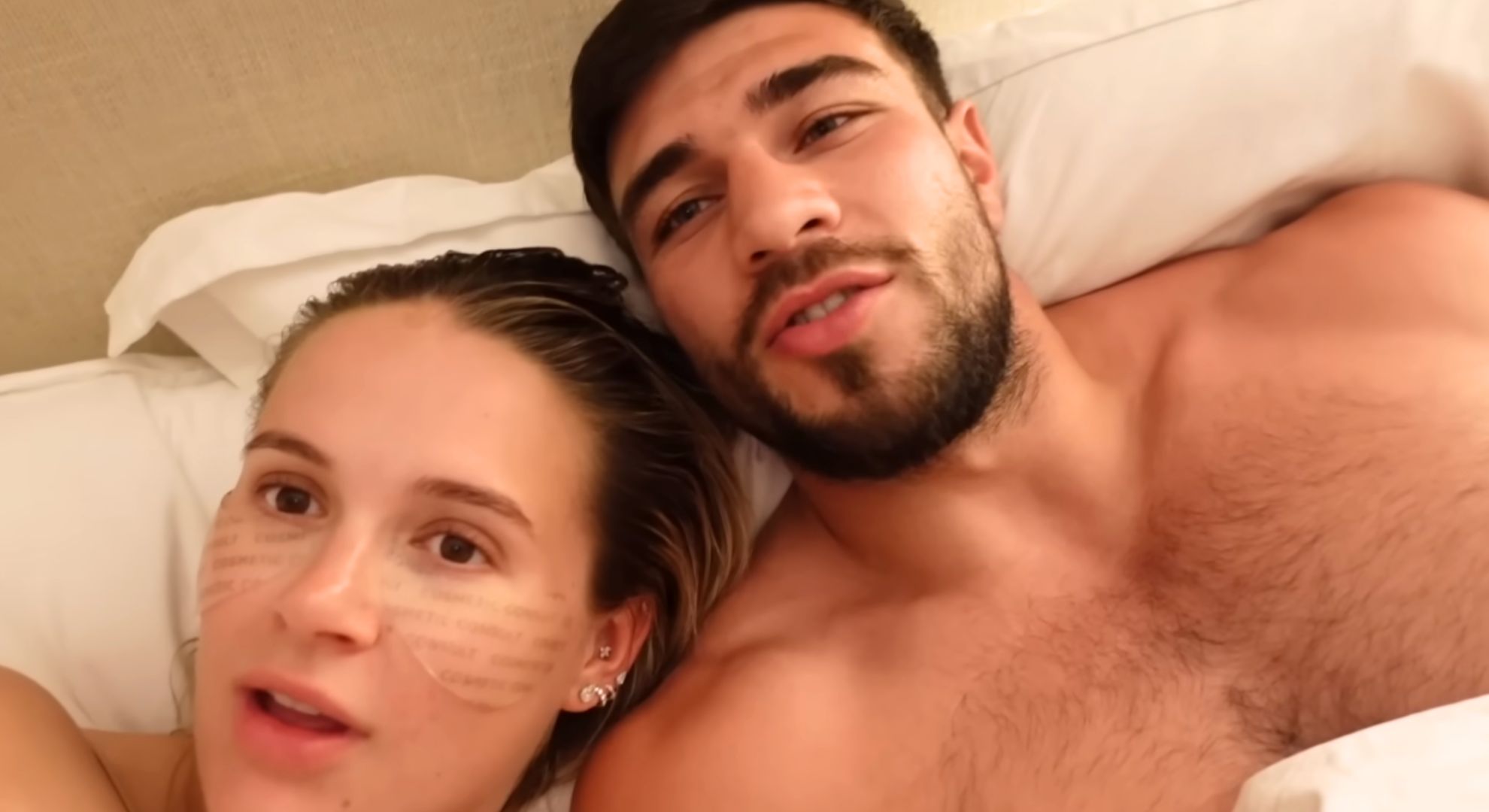 Molly-Mae Hague and Tommy Fury in YouTube video