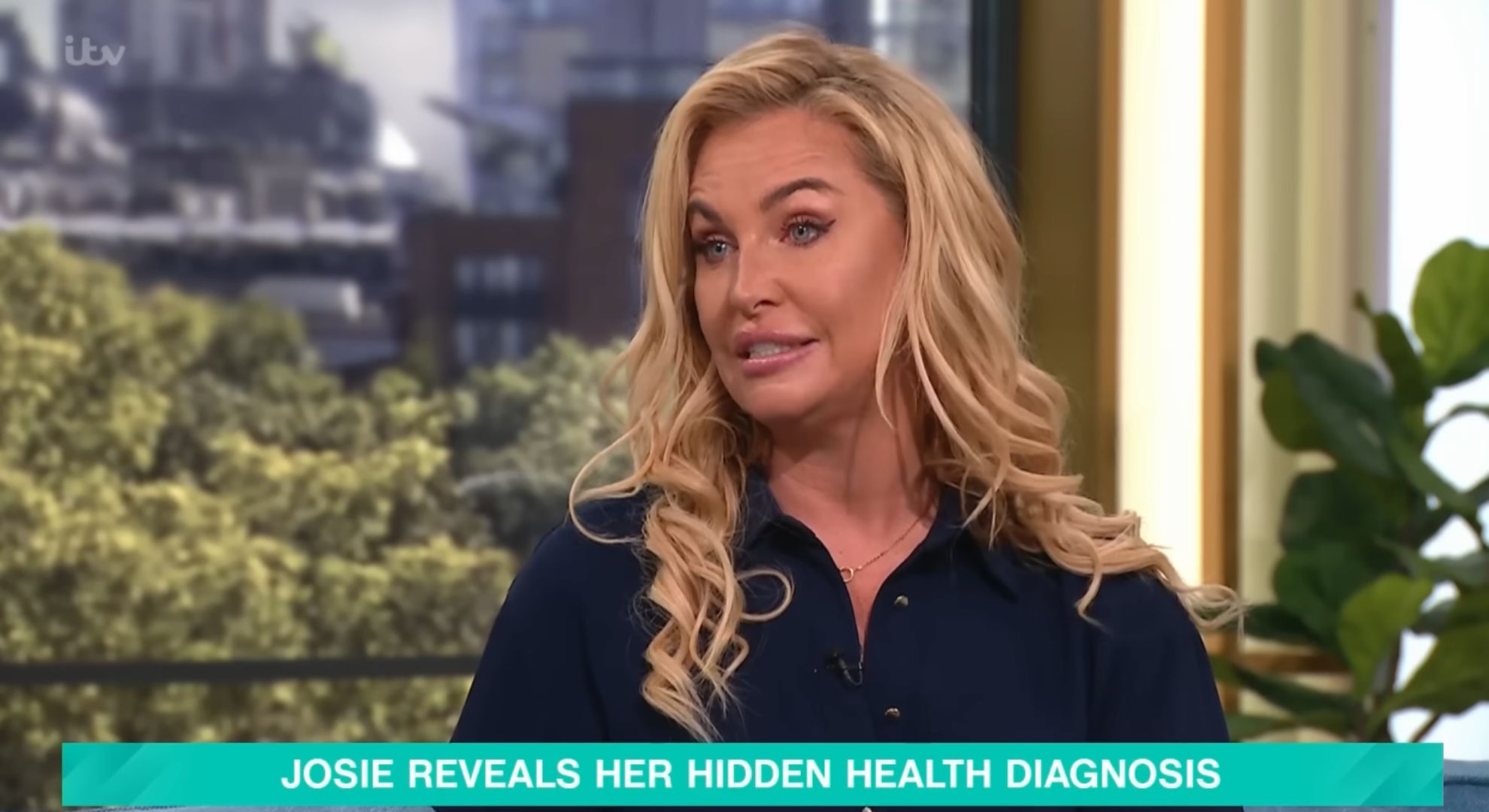 Josie Gibson speaking on This Morning