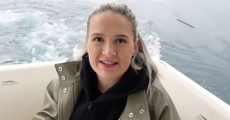 Molly-Mae Hague speaking on YouTube channel