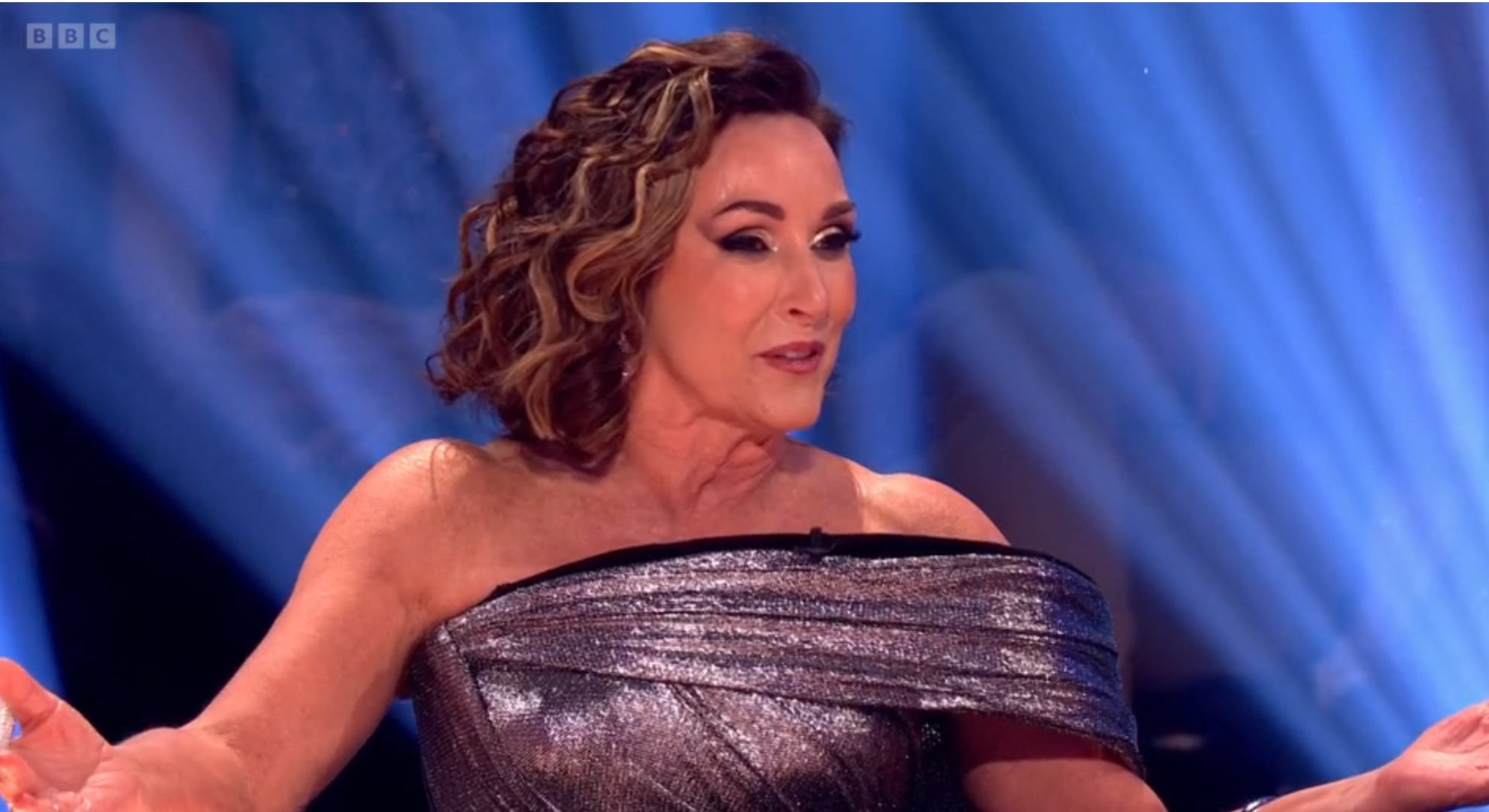 Shirley Ballas judging on Strictly