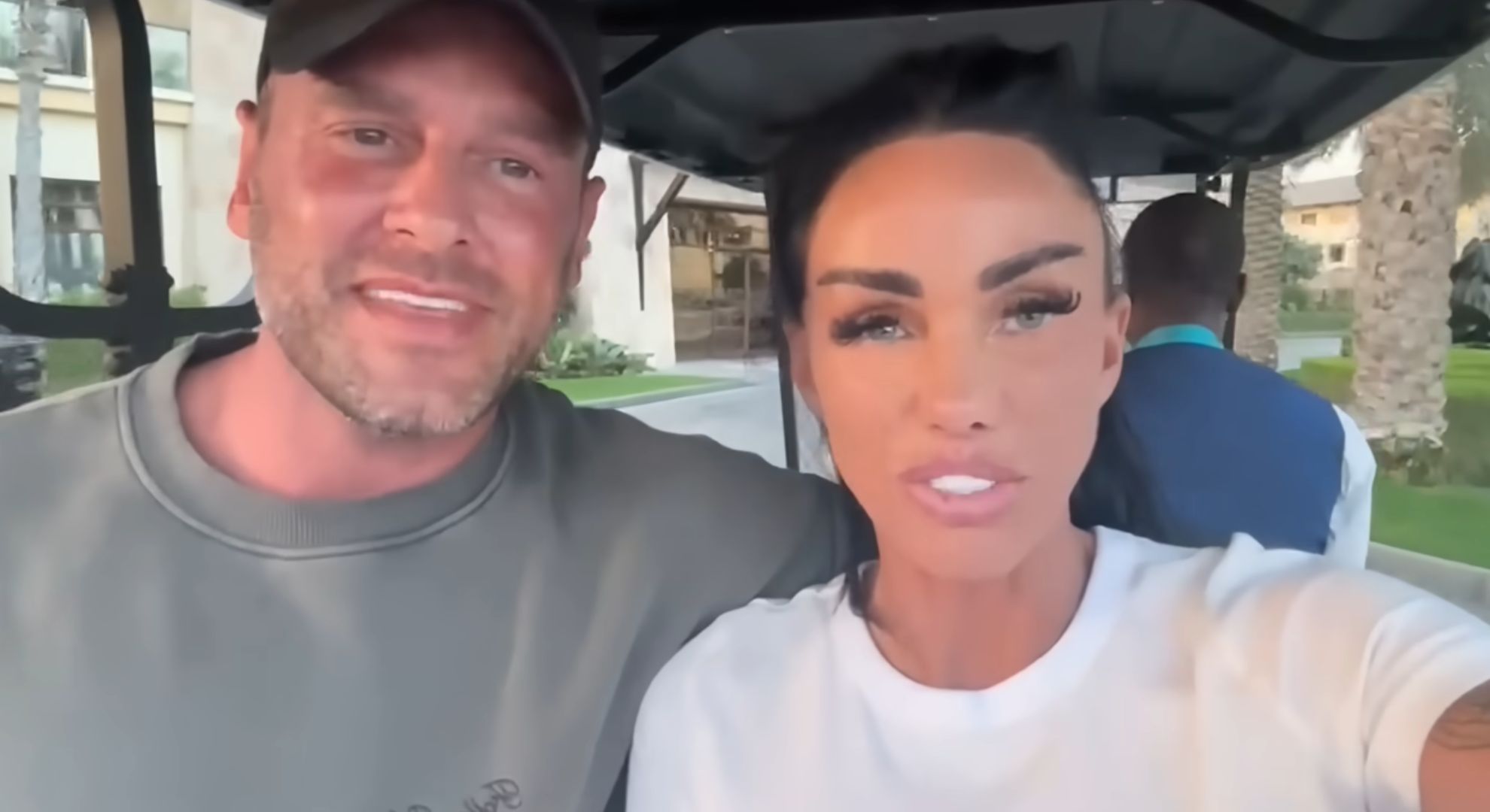 Lee Andrews and Katie Price in YouTube video