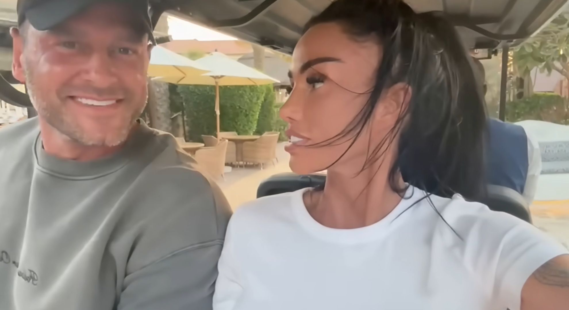 Lee Andrews and Katie Price in YouTube video