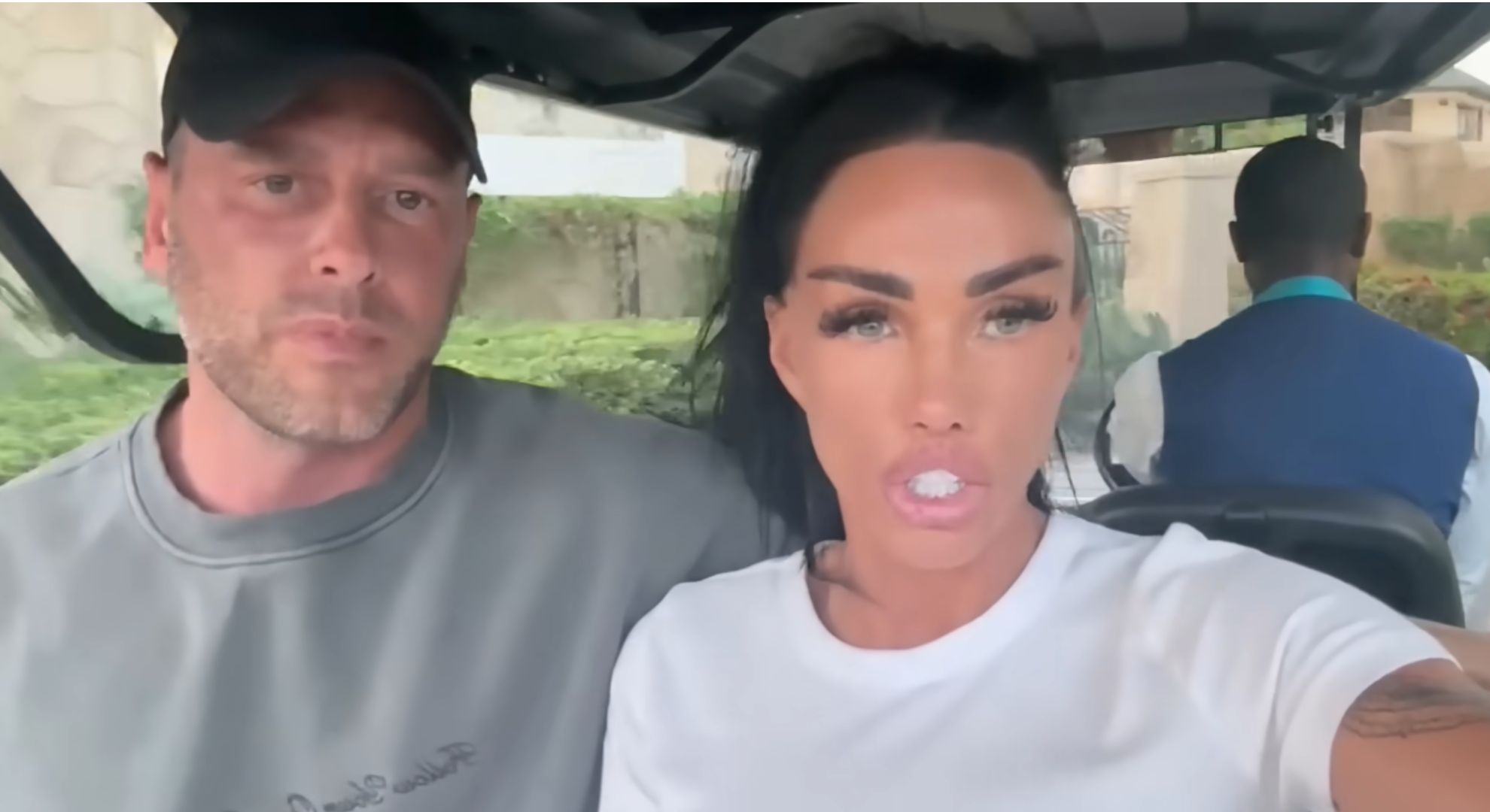 Lee Andrews and Katie Price in YouTube clip