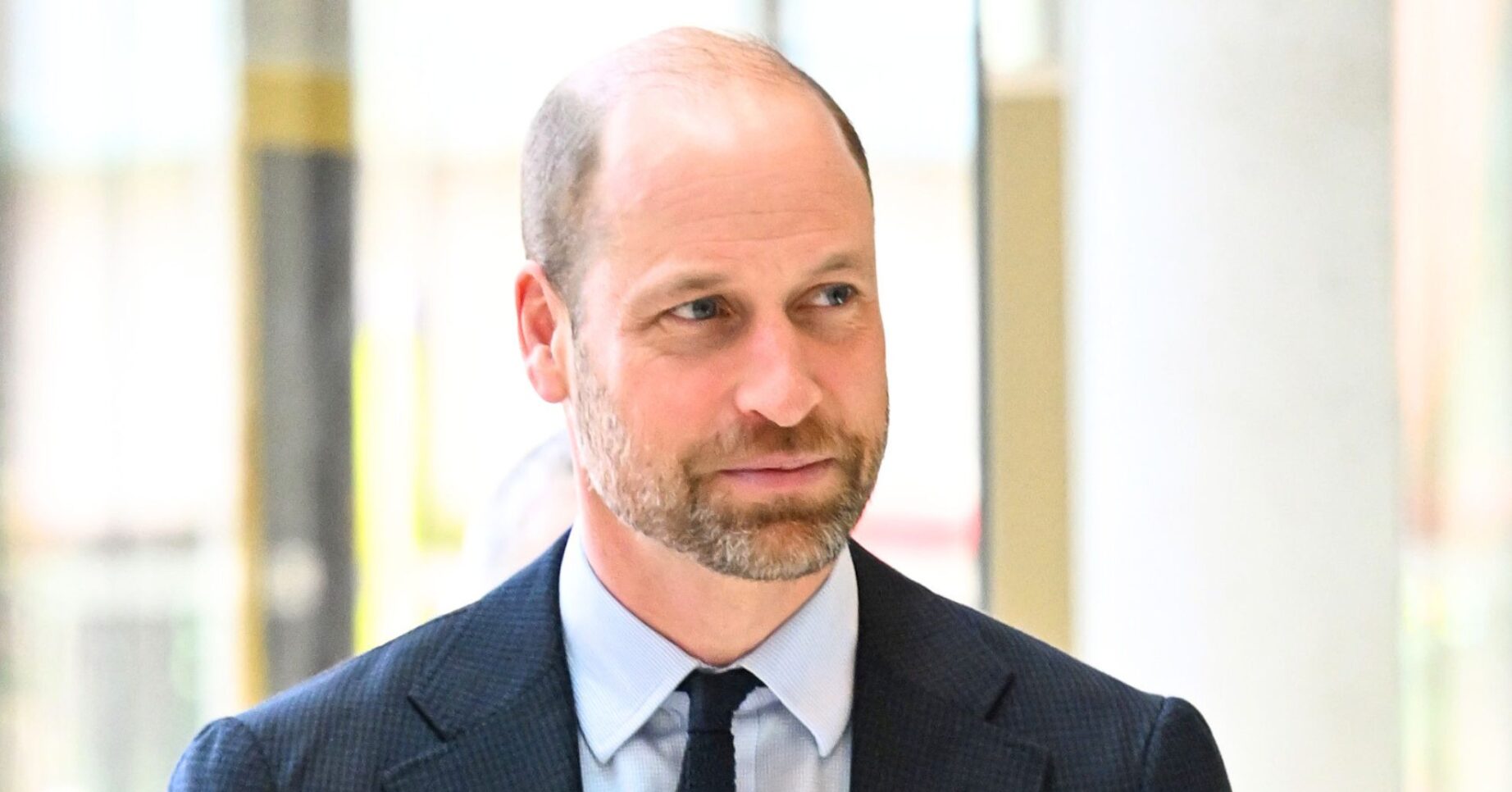 Prince William in suit on royal engagement