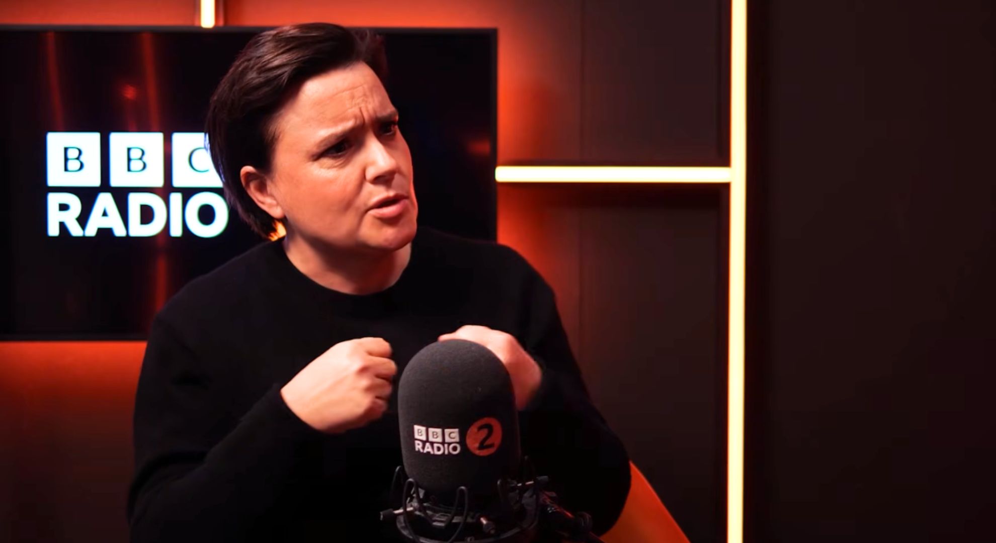 Susan Calman during radio show