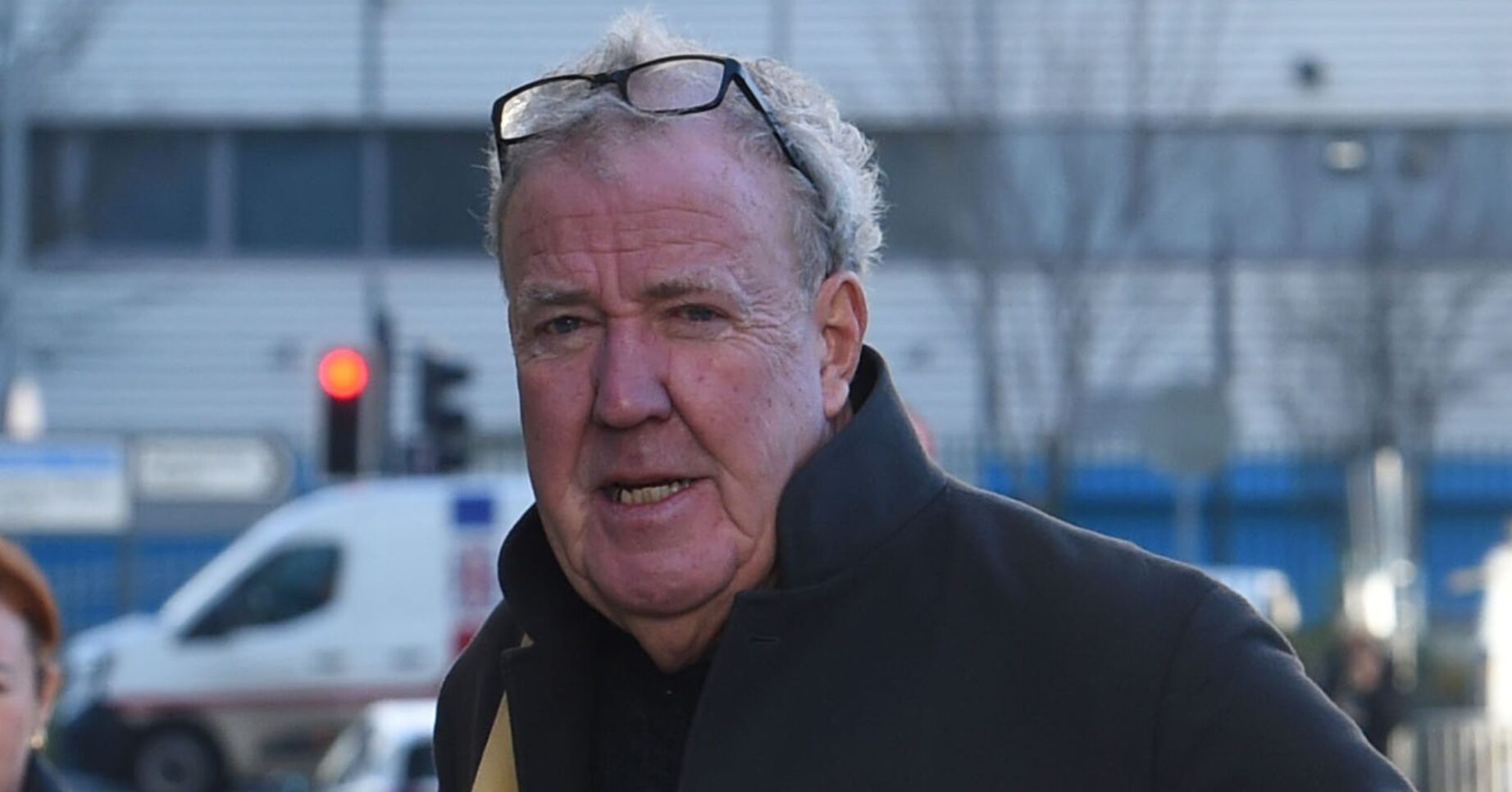 Jeremy Clarkson looking at the camera