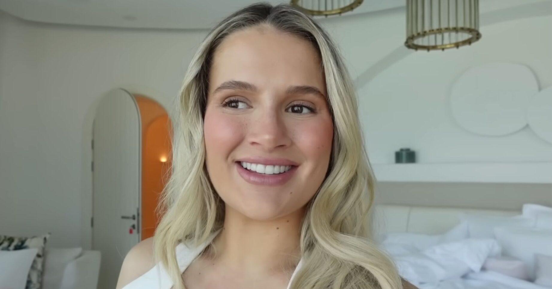 Molly-Mae Hague smiling in YouTube video