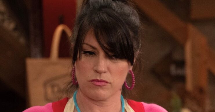 Kerry is caught out in Emmerdale (Credit: ITV)