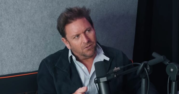 James Martin on a podcast