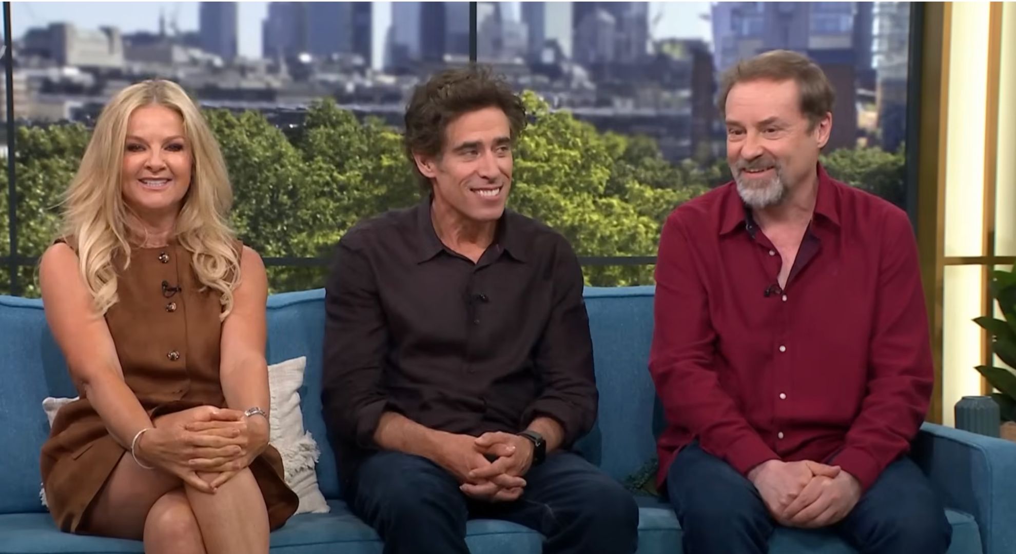 Sarah Hadland, Stephen Mangan, Ardal O'Hanlan on This Morning