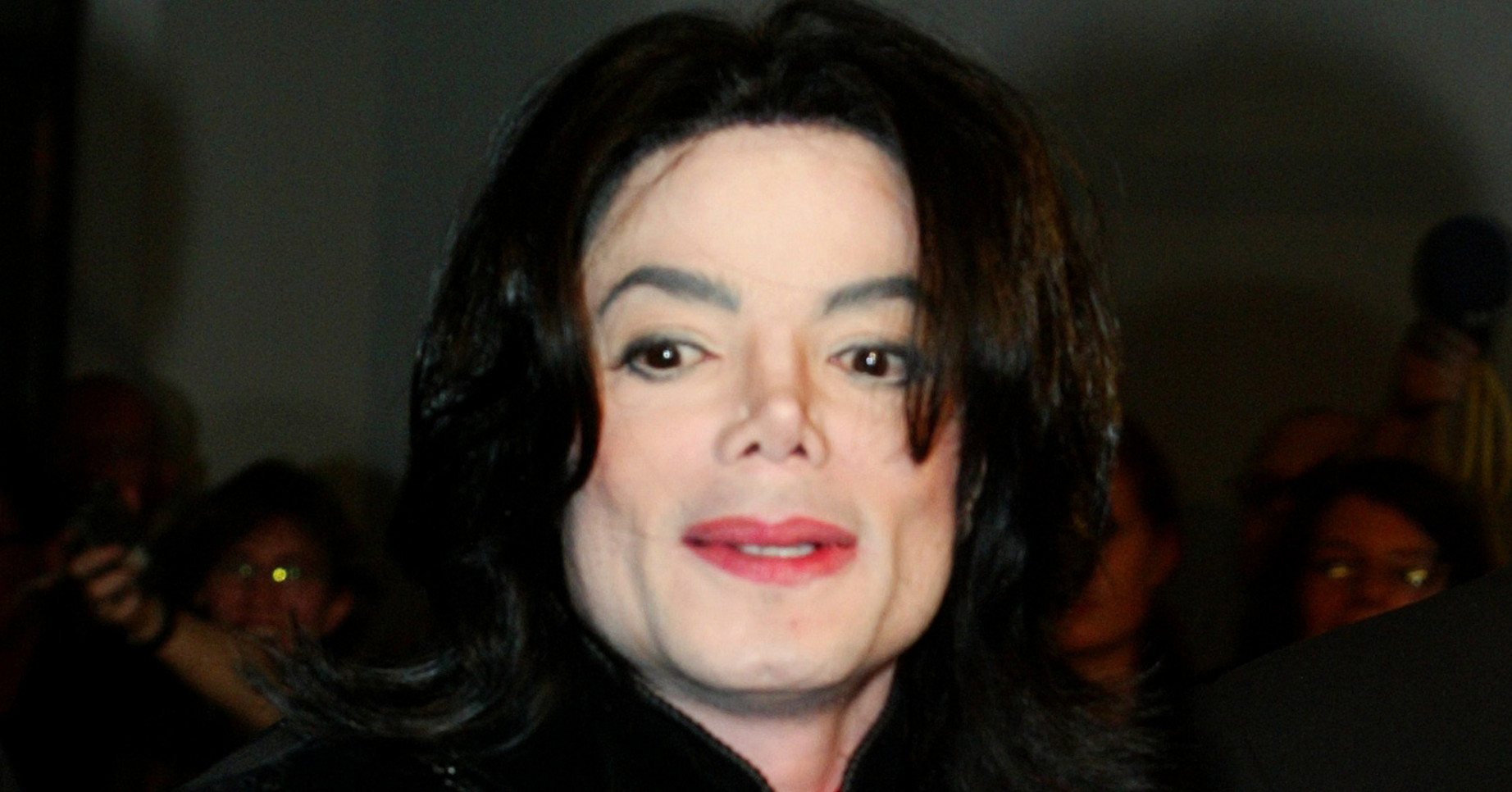 Michael Jackson smiling