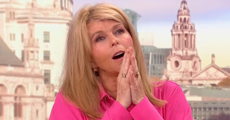 Kate Garraway looking shocked on GMB