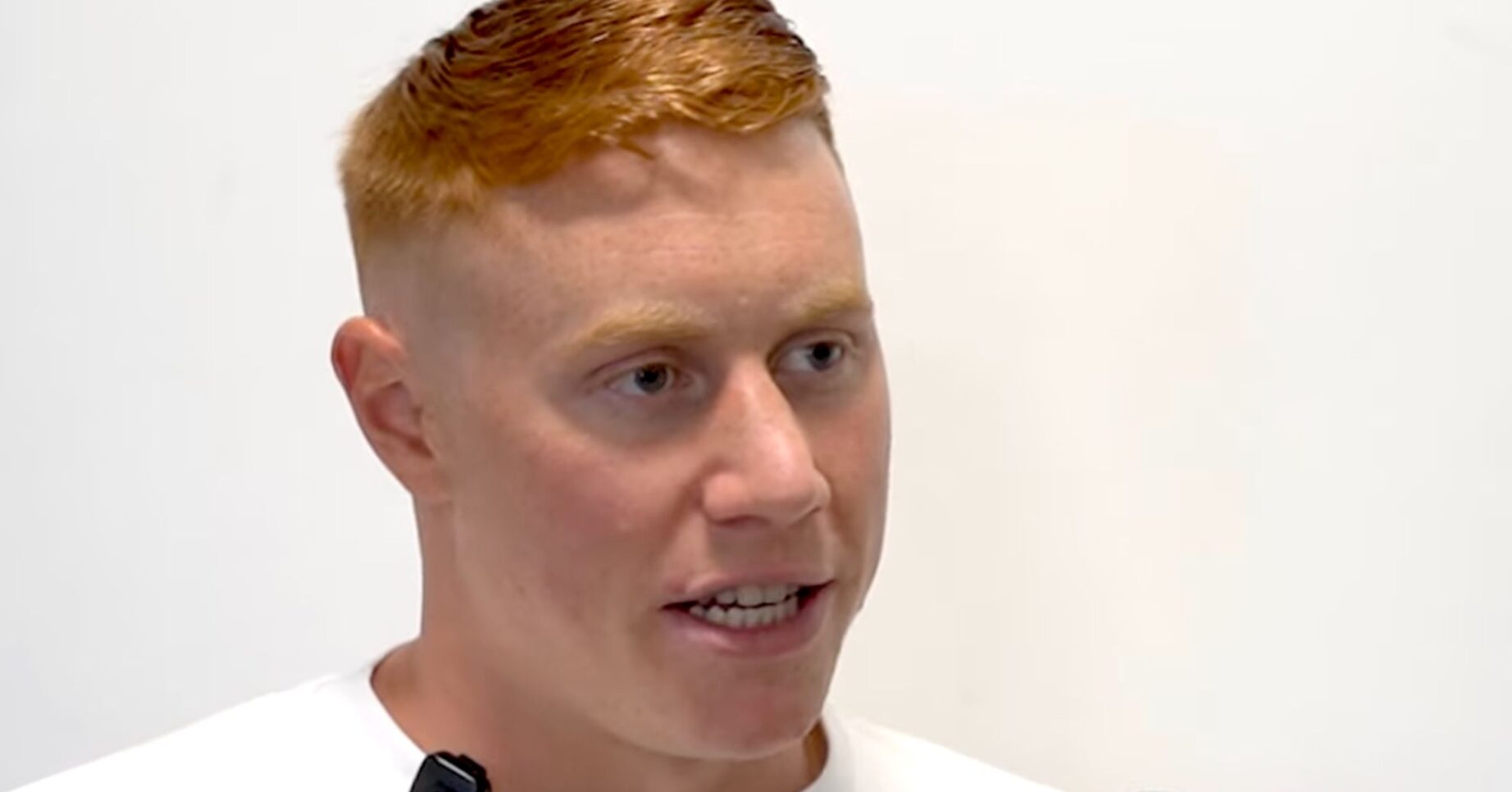 Tom Dean in an interview