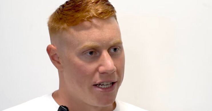Tom Dean in an interview