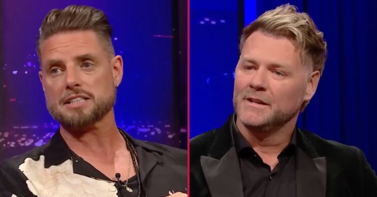 Keith Duffy and Brian McFadden