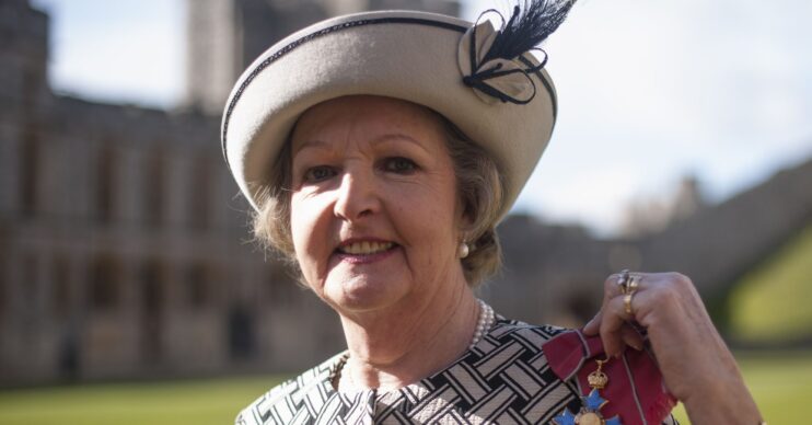 Dame Penelope Keith holding honour