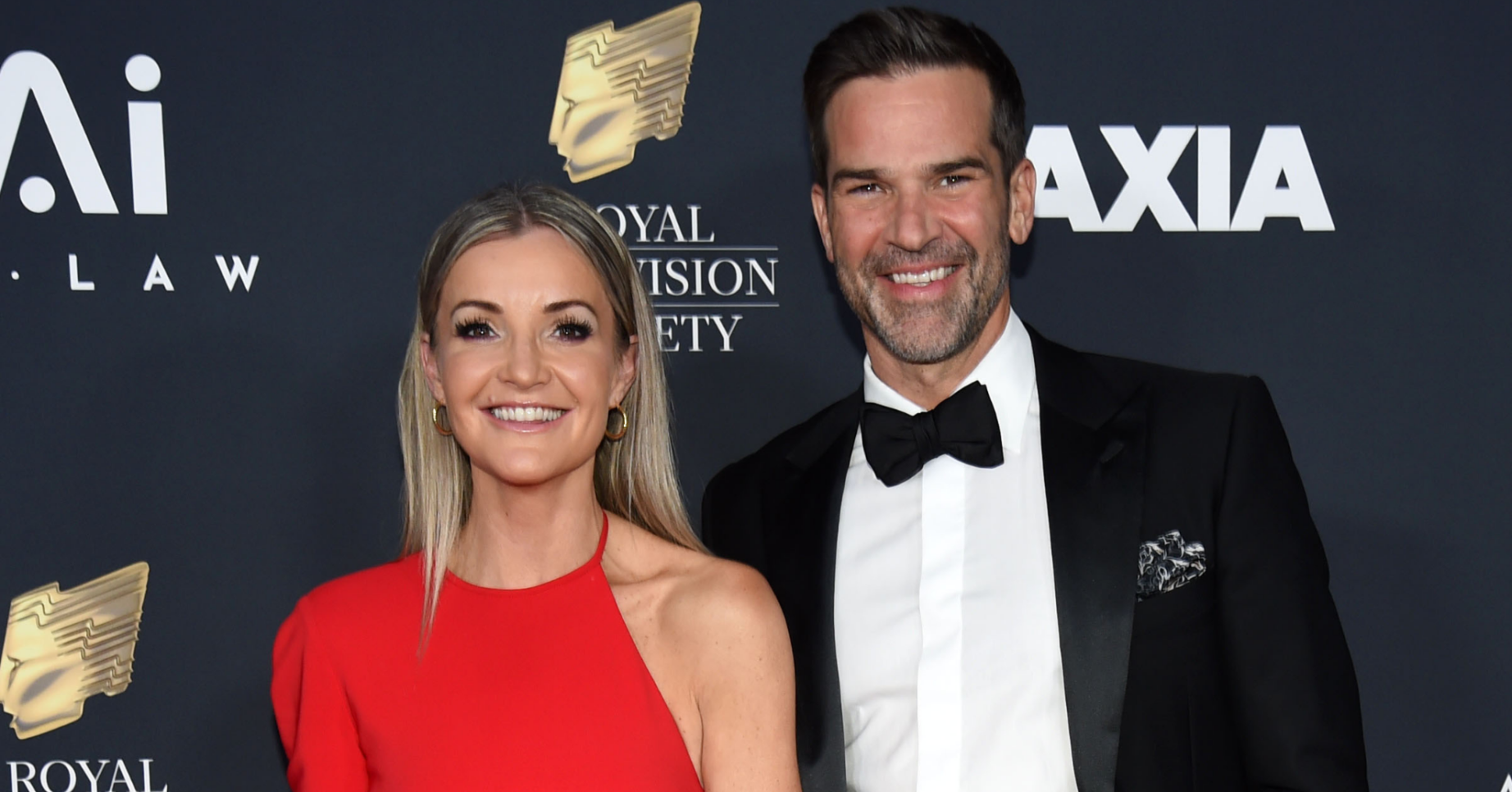 Helen Skelton and Gethin Jones smiling