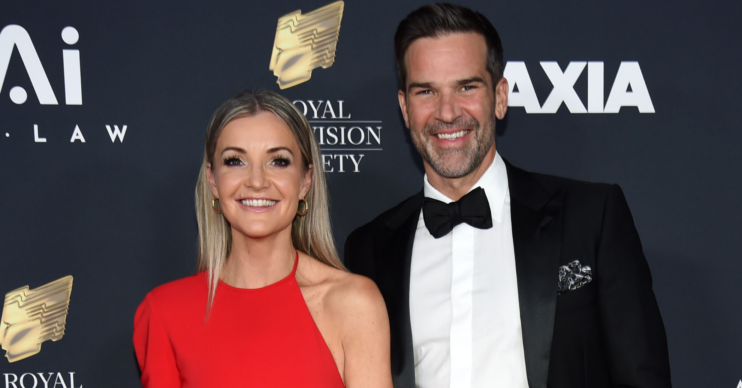 Helen Skelton and Gethin Jones smiling
